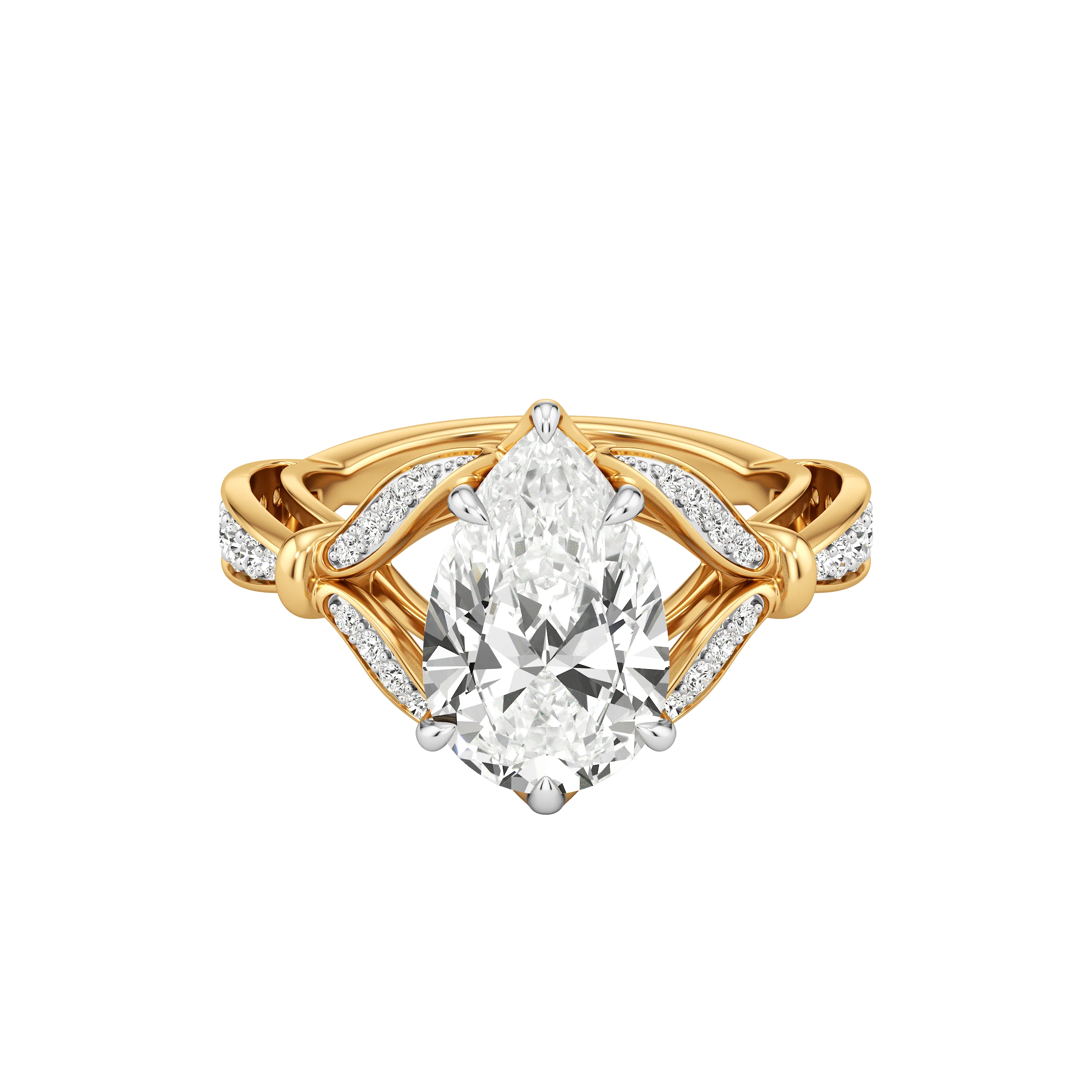 Pear Cascade Cocktail Ring 3