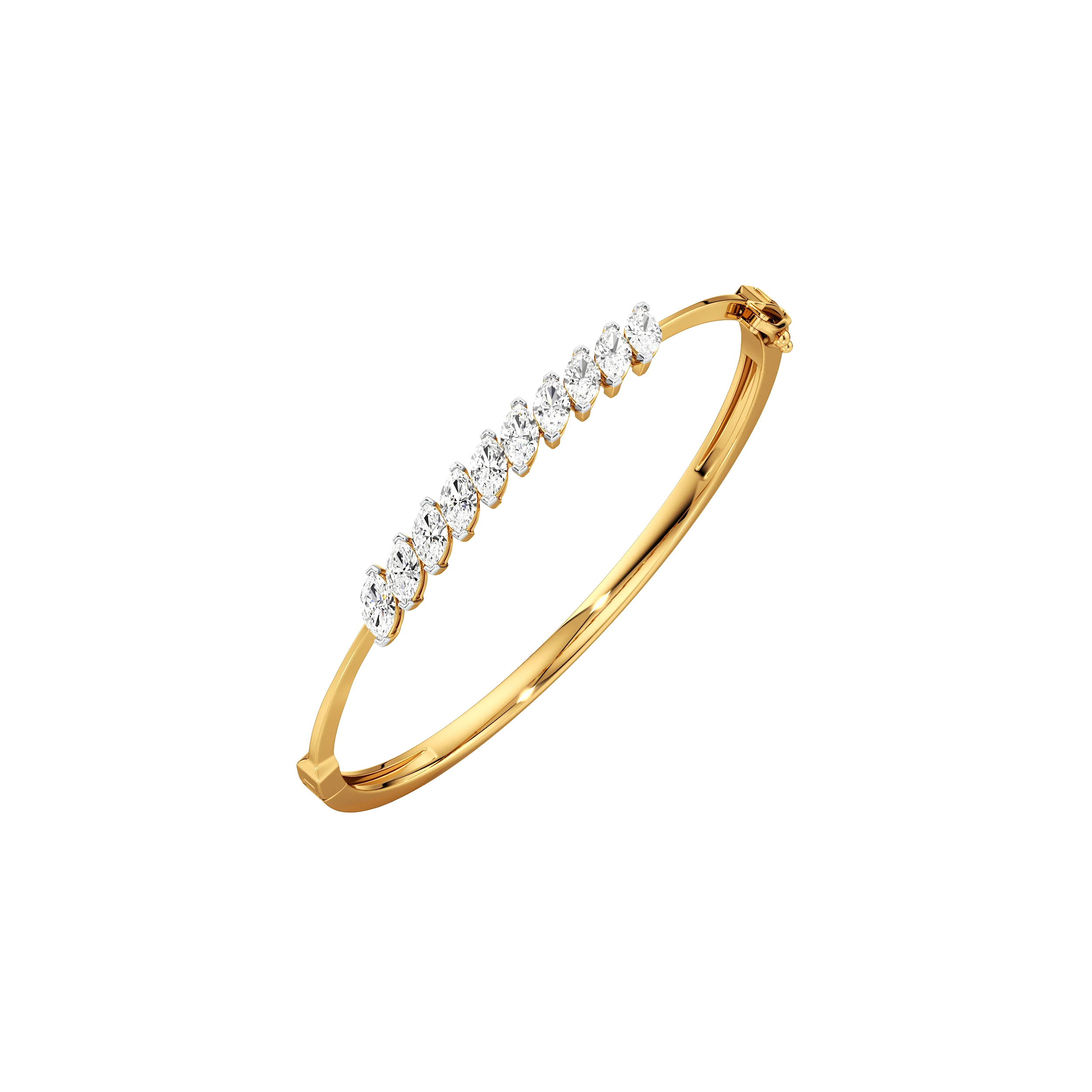 Elara Marquise Bangle 2