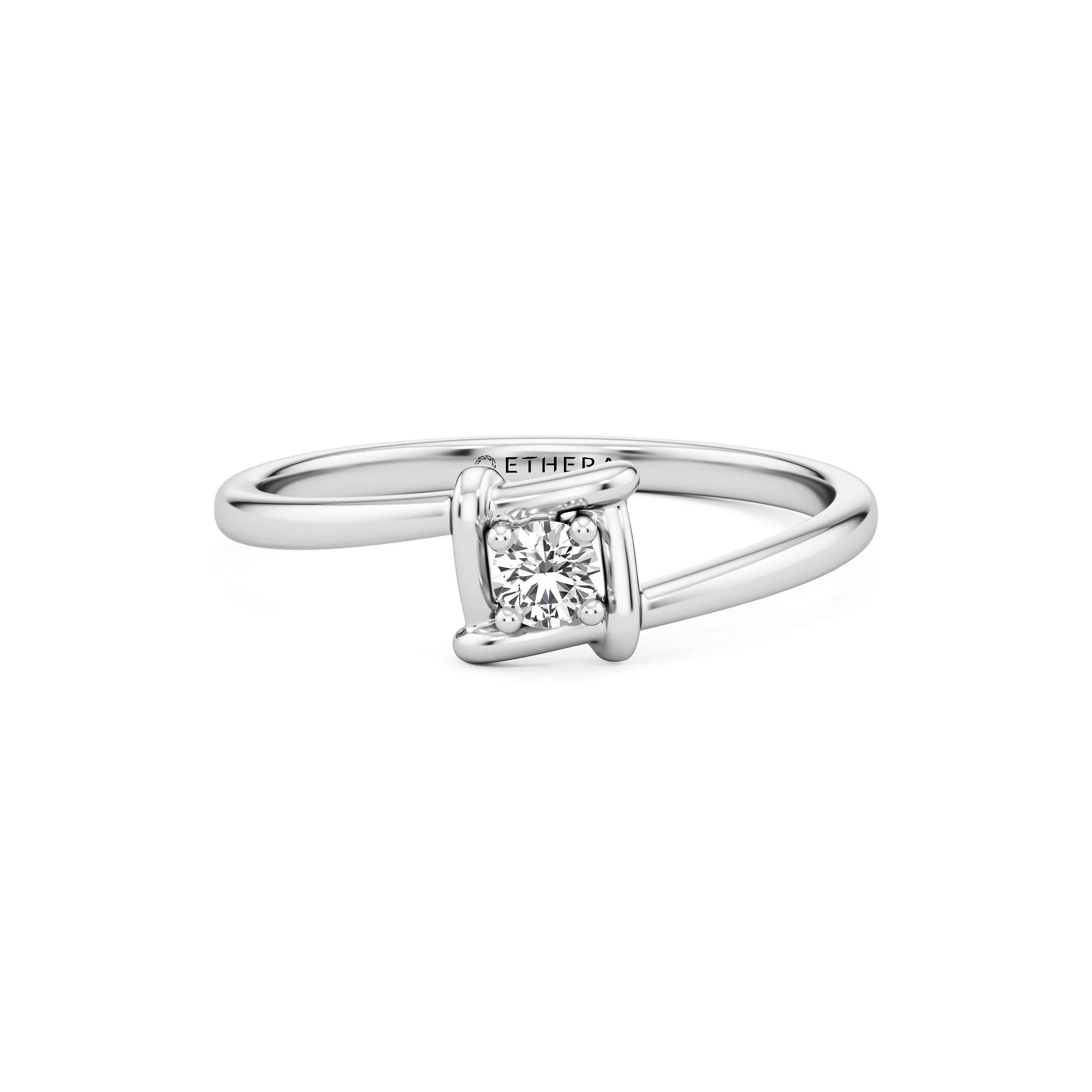 Axis Solitaire Ring 9