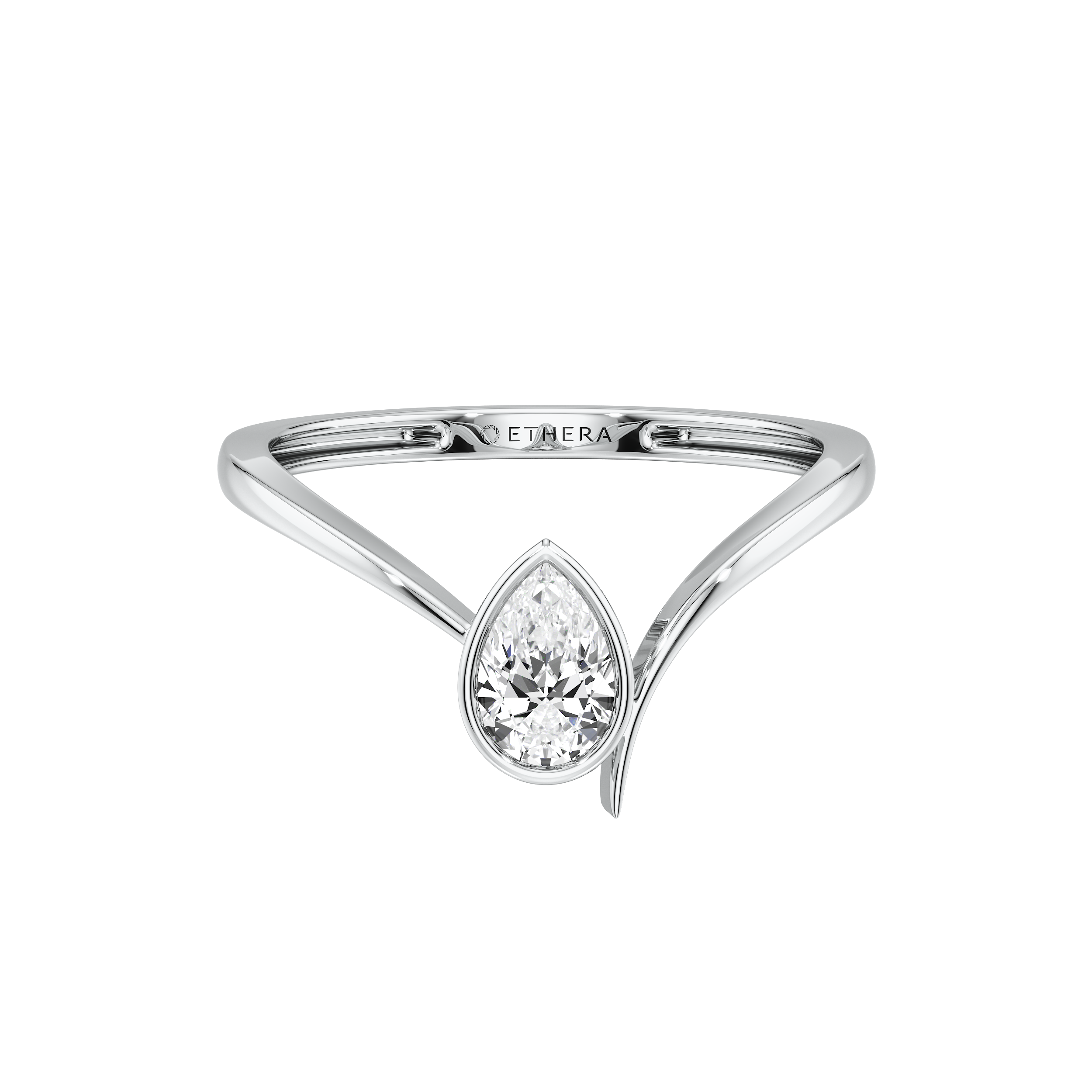 Teardrop Loop Ring 9