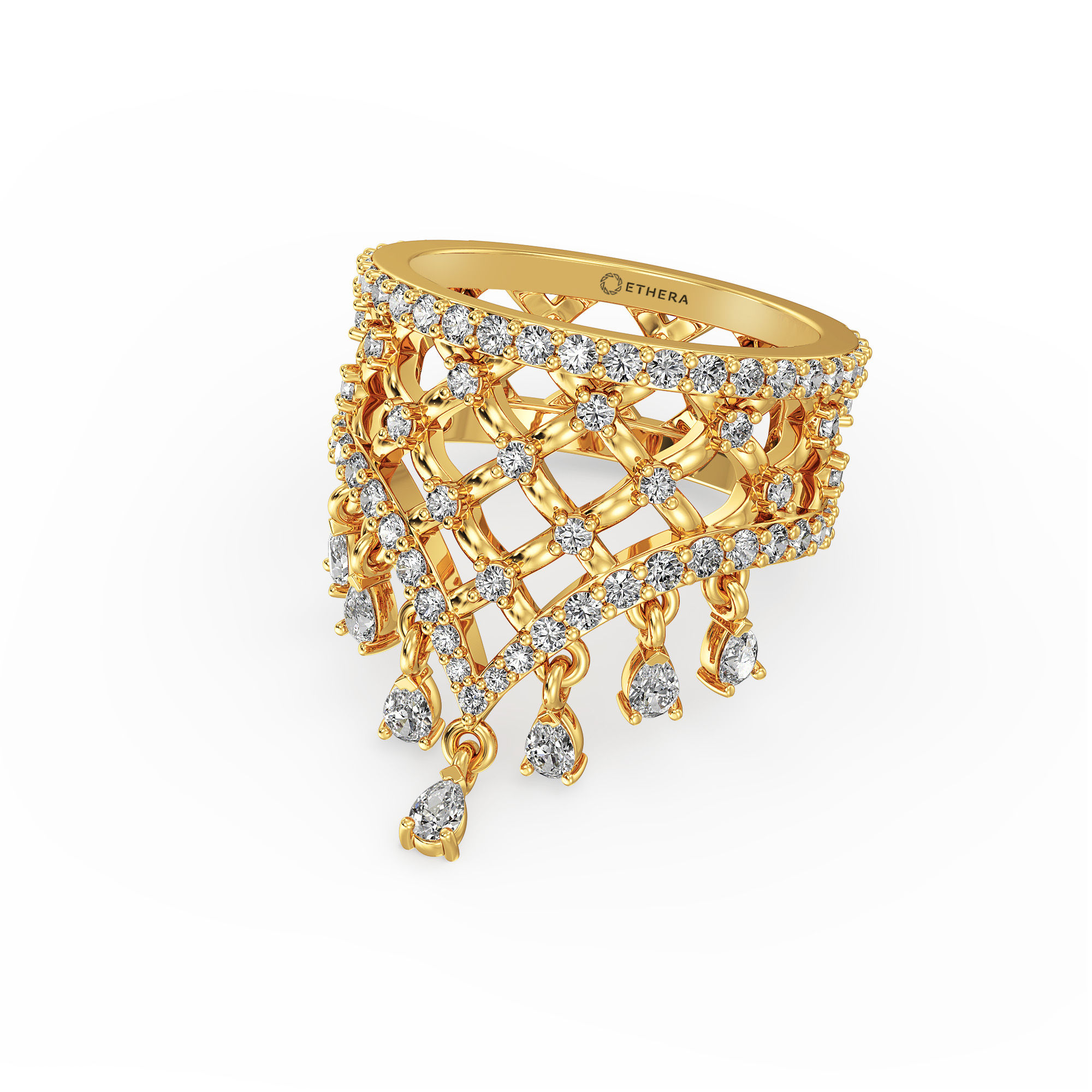 Cosmopolitan Cocktail Ring - Comfort Fit