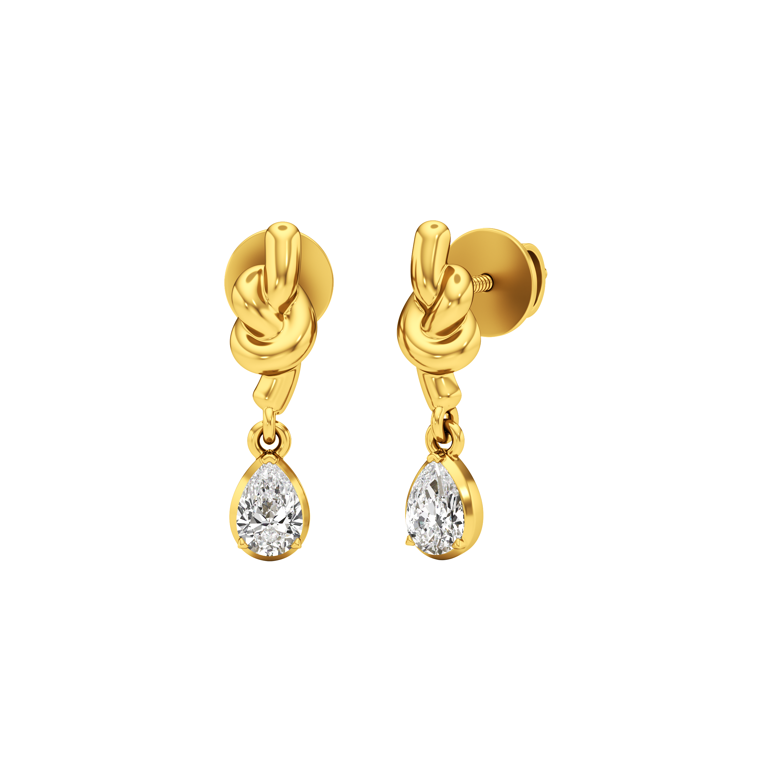 Knotdrop Earrings 0