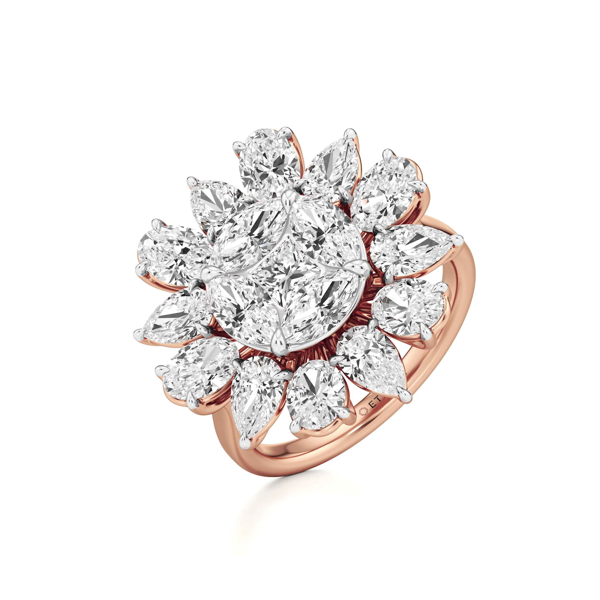 Frosted Bloom Ring 9