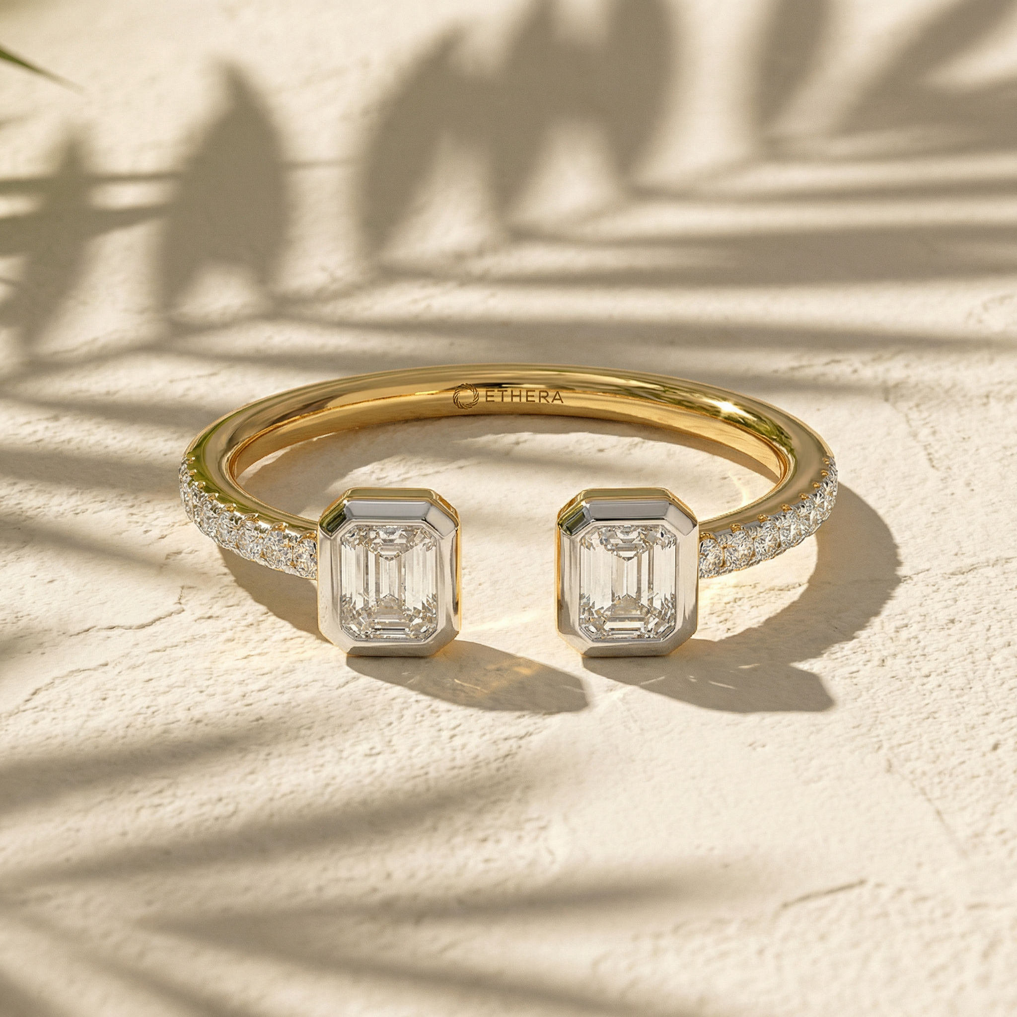 The Innovator Open Top Toi et Moi Ring 2