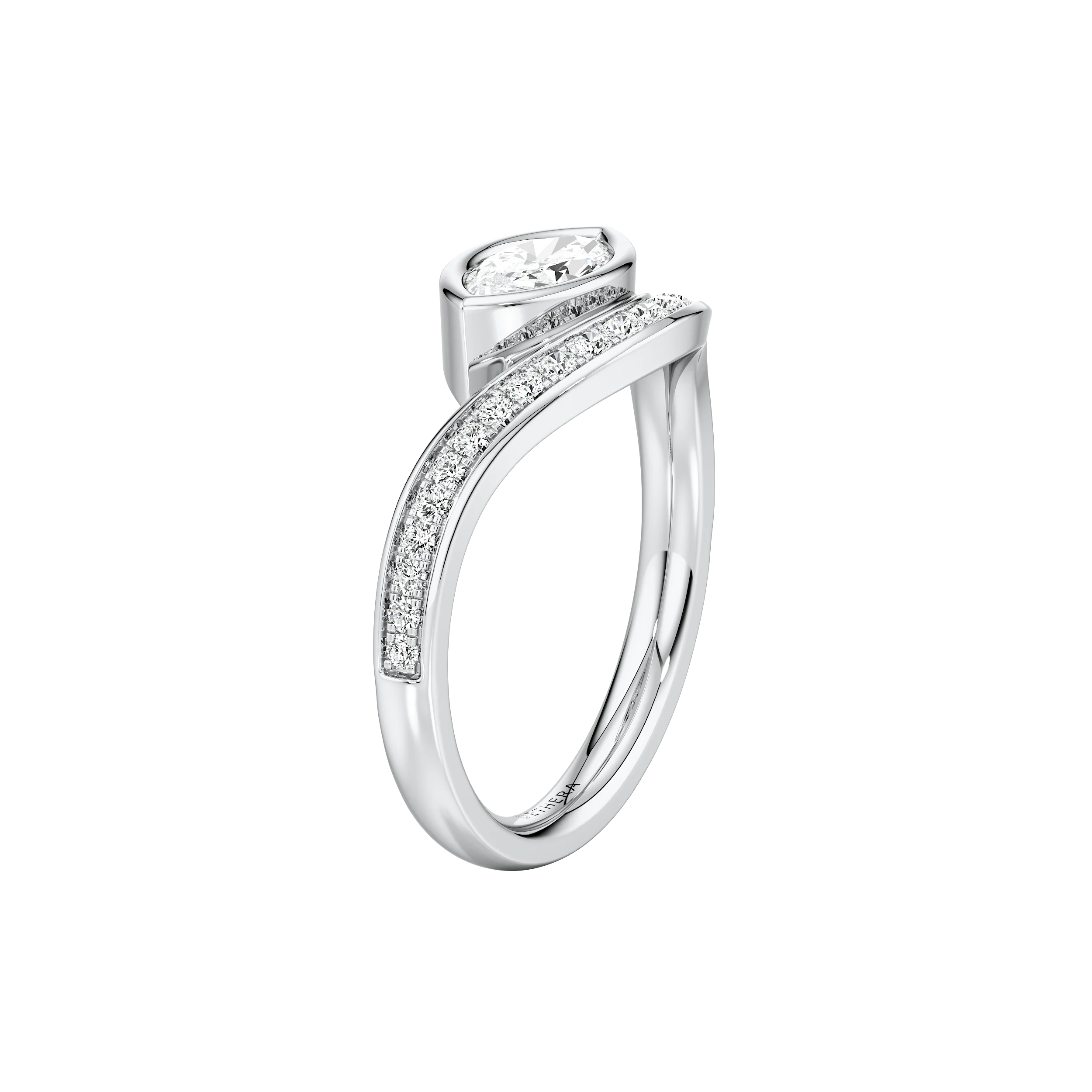 Marquise Elegance Solitaire Ring 9