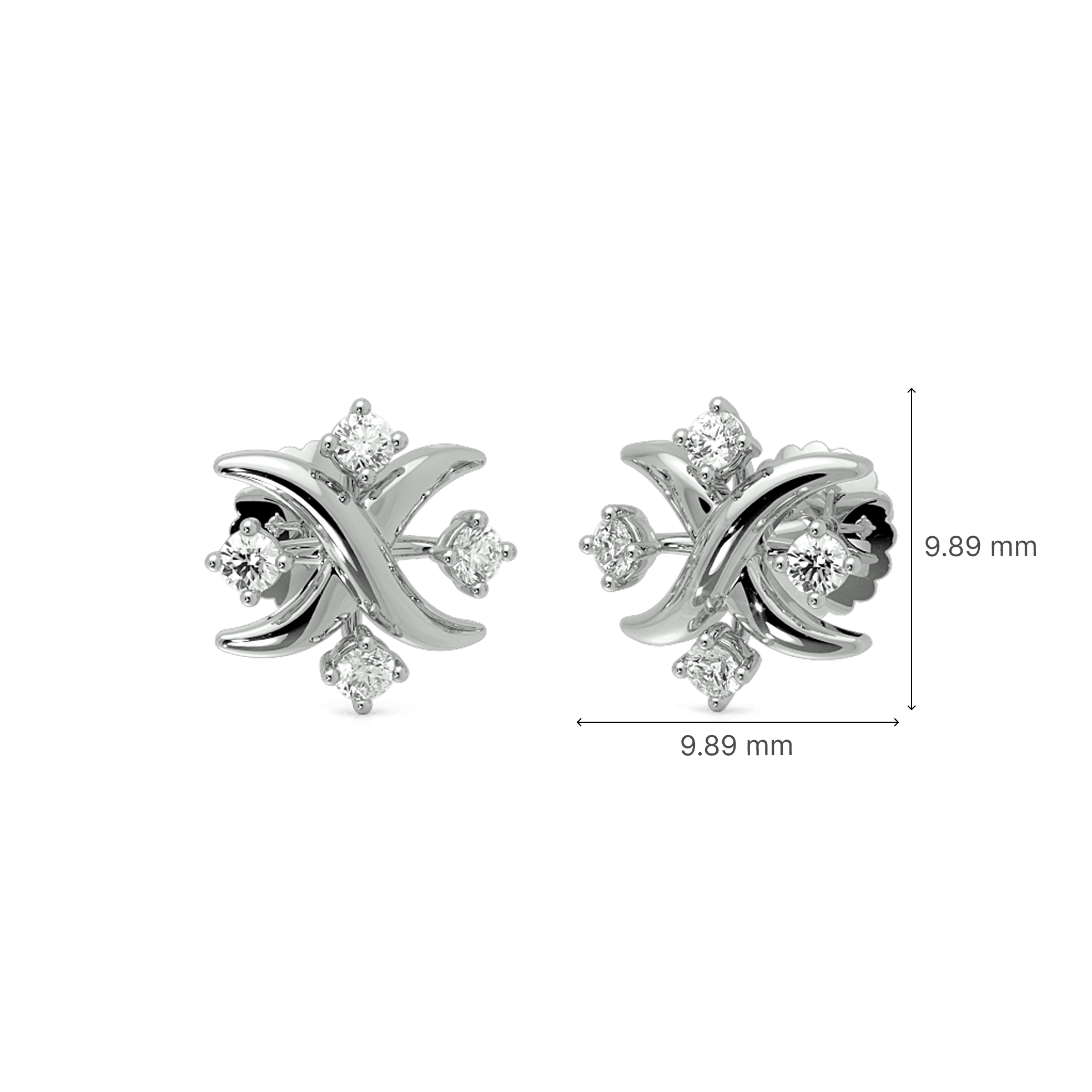Soft Cross Stud Earrings 5