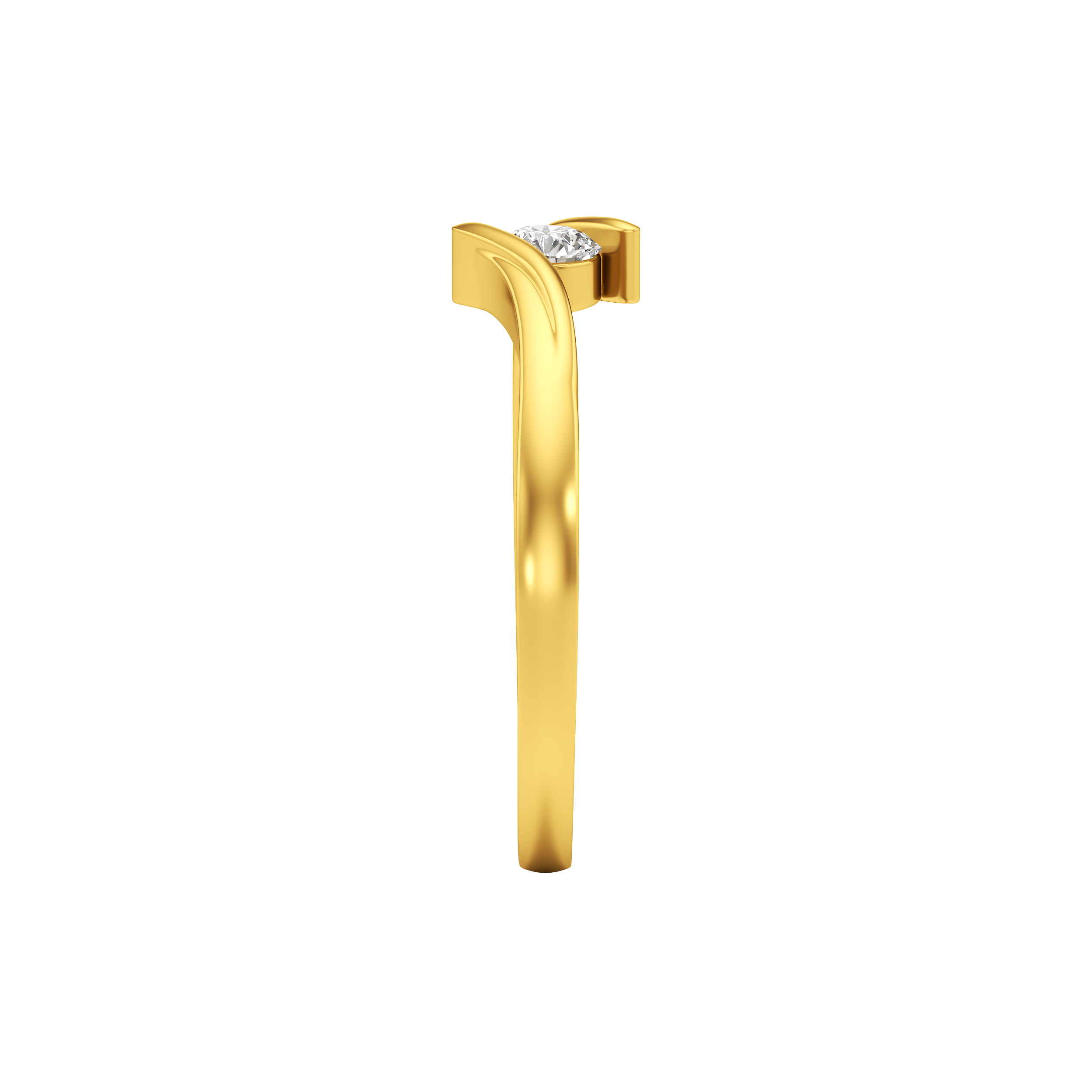 Sweepline Solitaire Ring 2