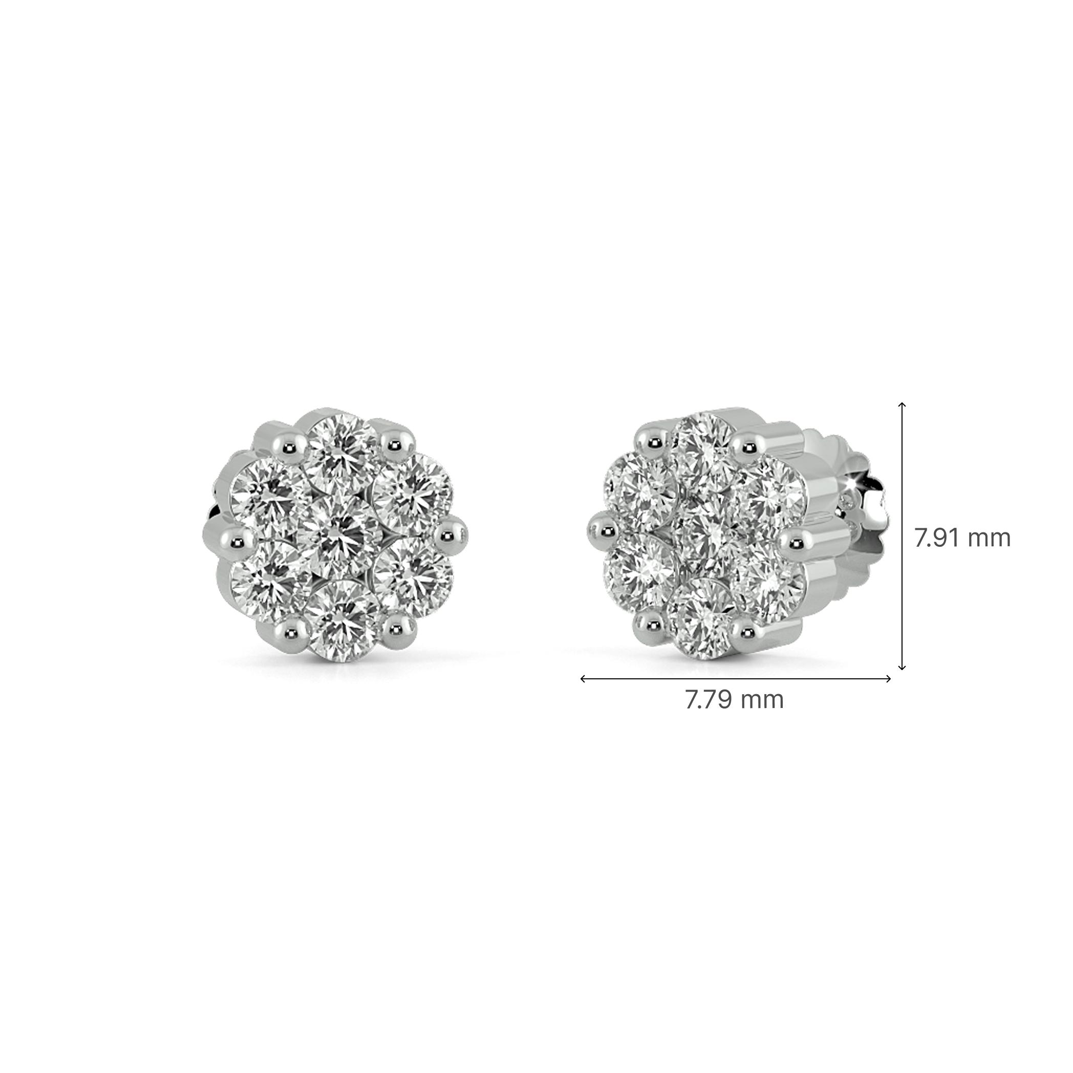 Radiant Star Stud Earrings 3
