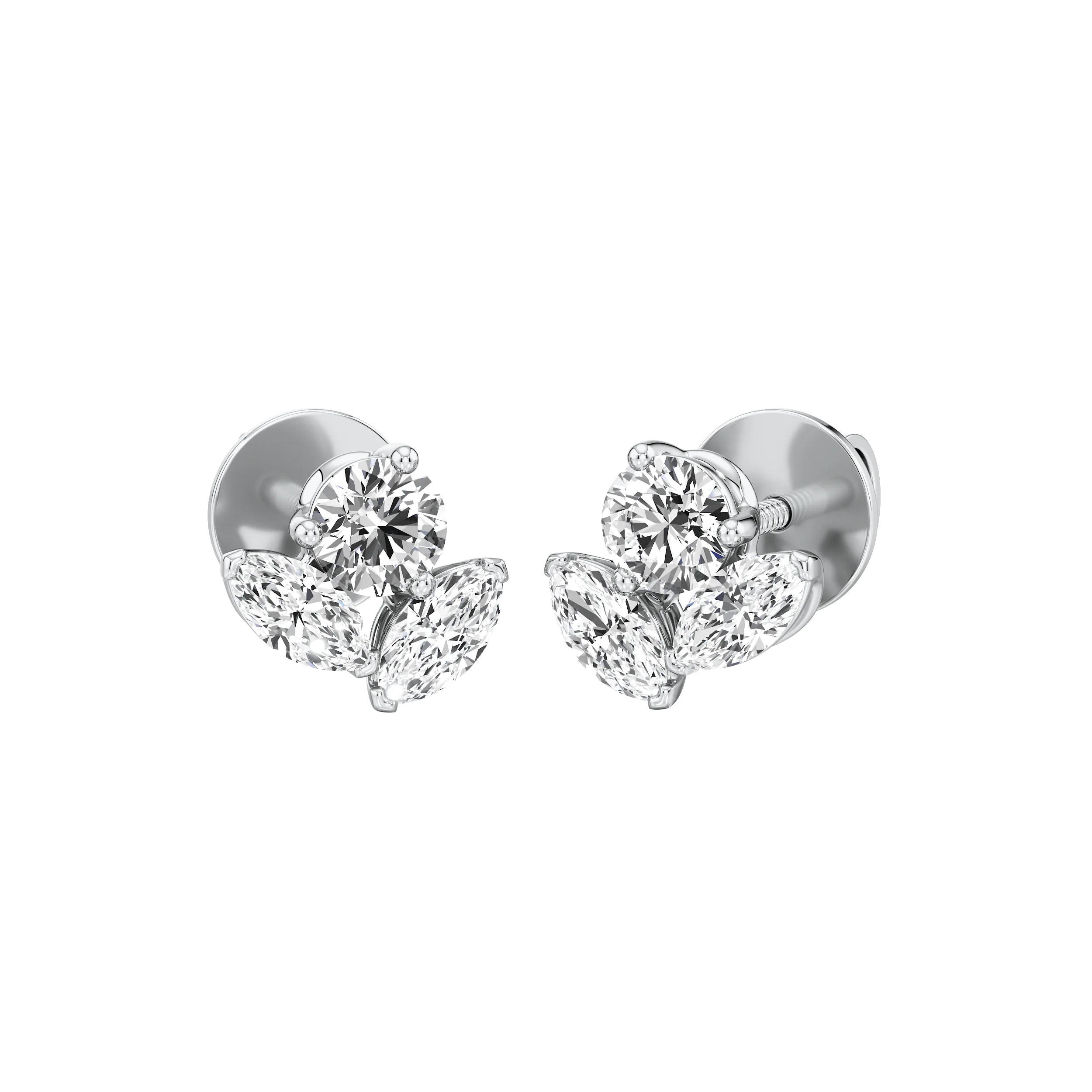 Flora Glint Stud Earrings 3