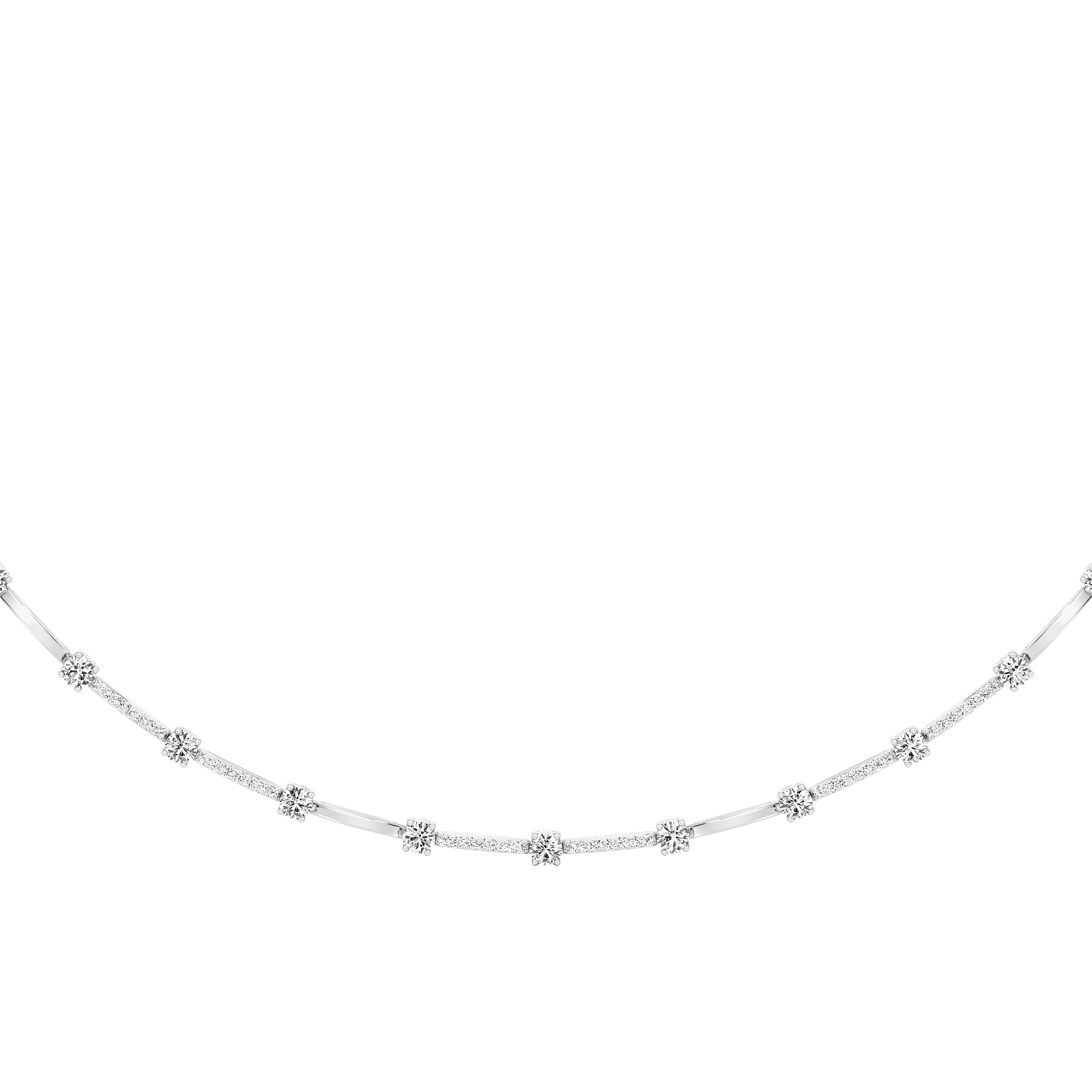 Nebula Glow Tennis Necklace 4