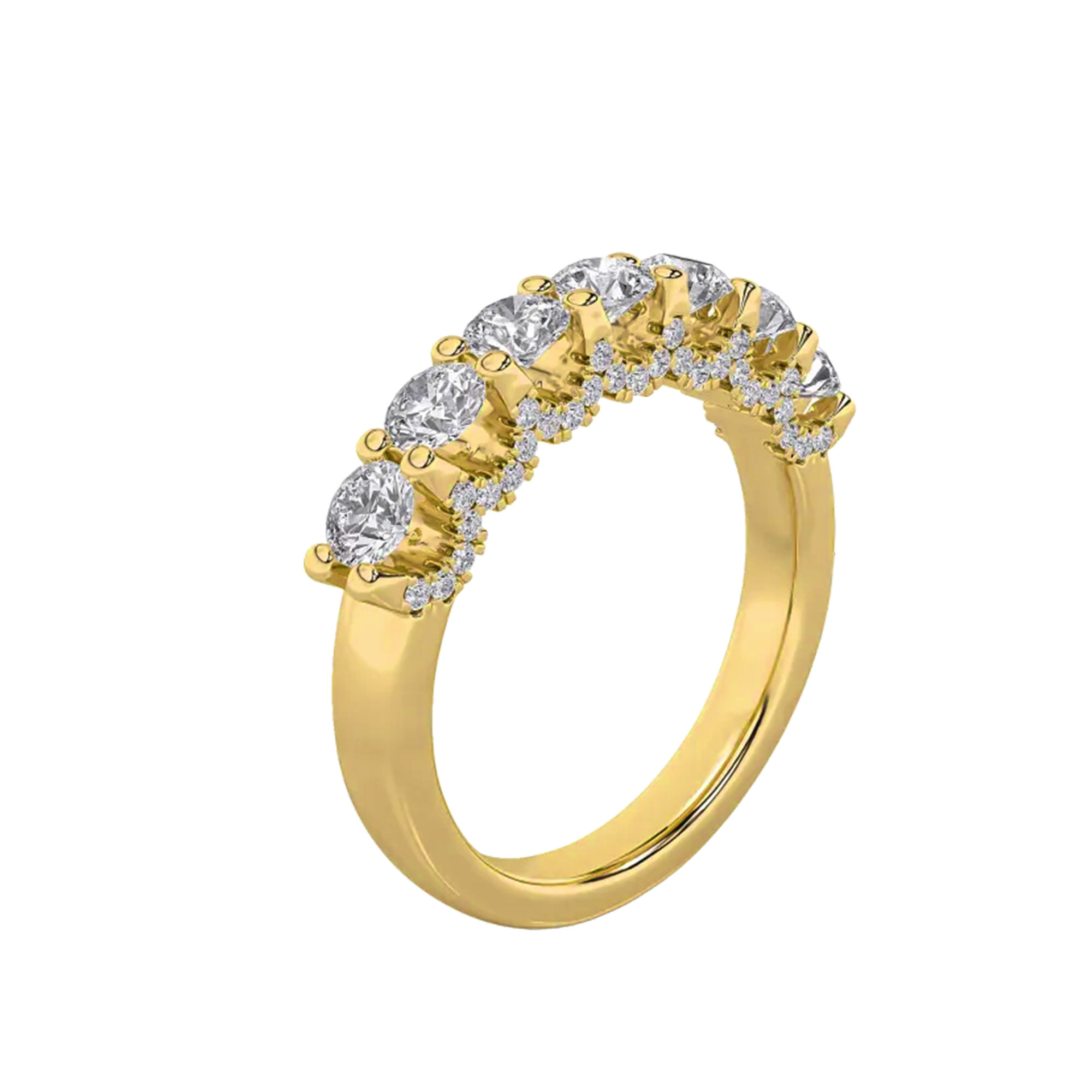 Seven Star Bridal Ring Set 3