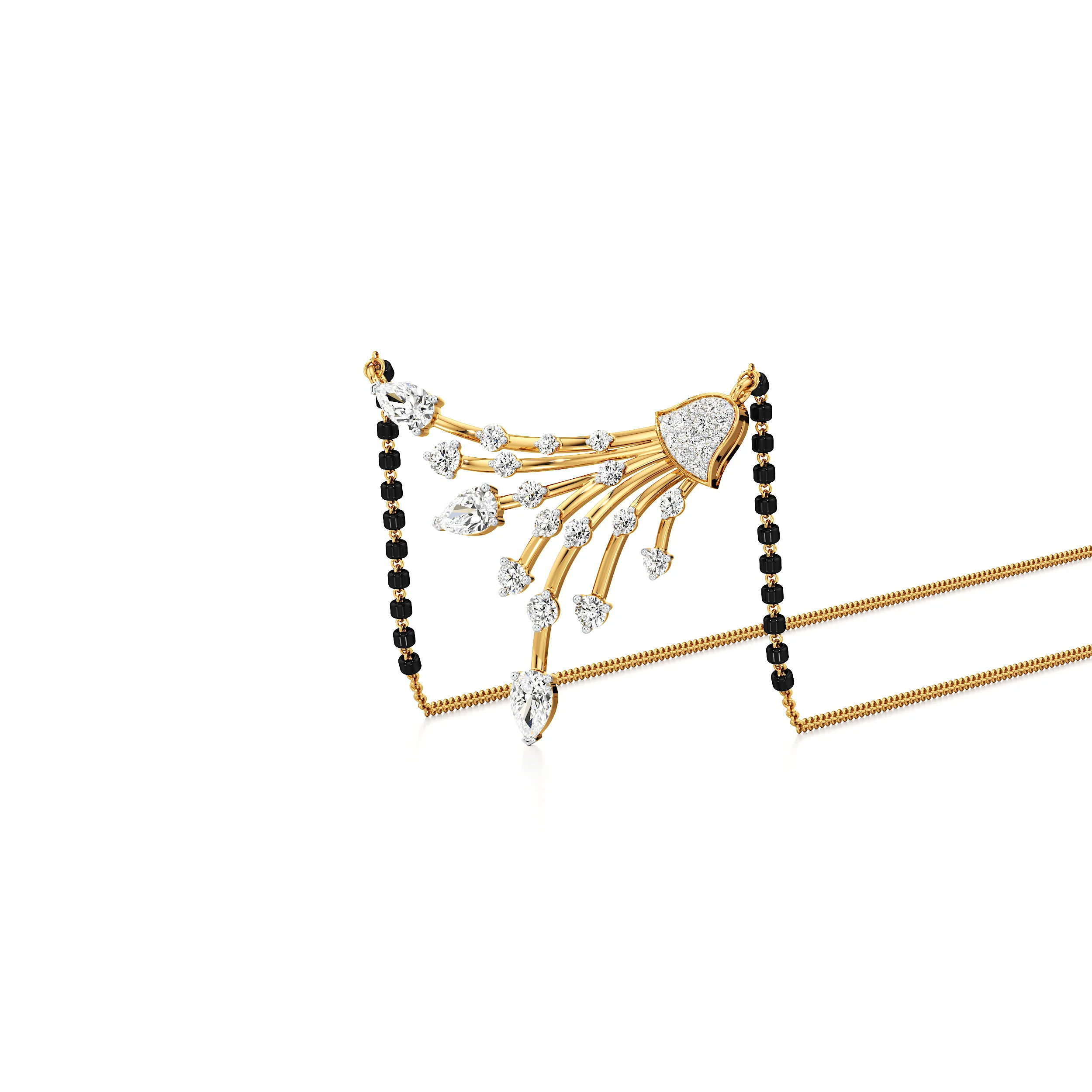 Vivid Lines Mangalsutra 0