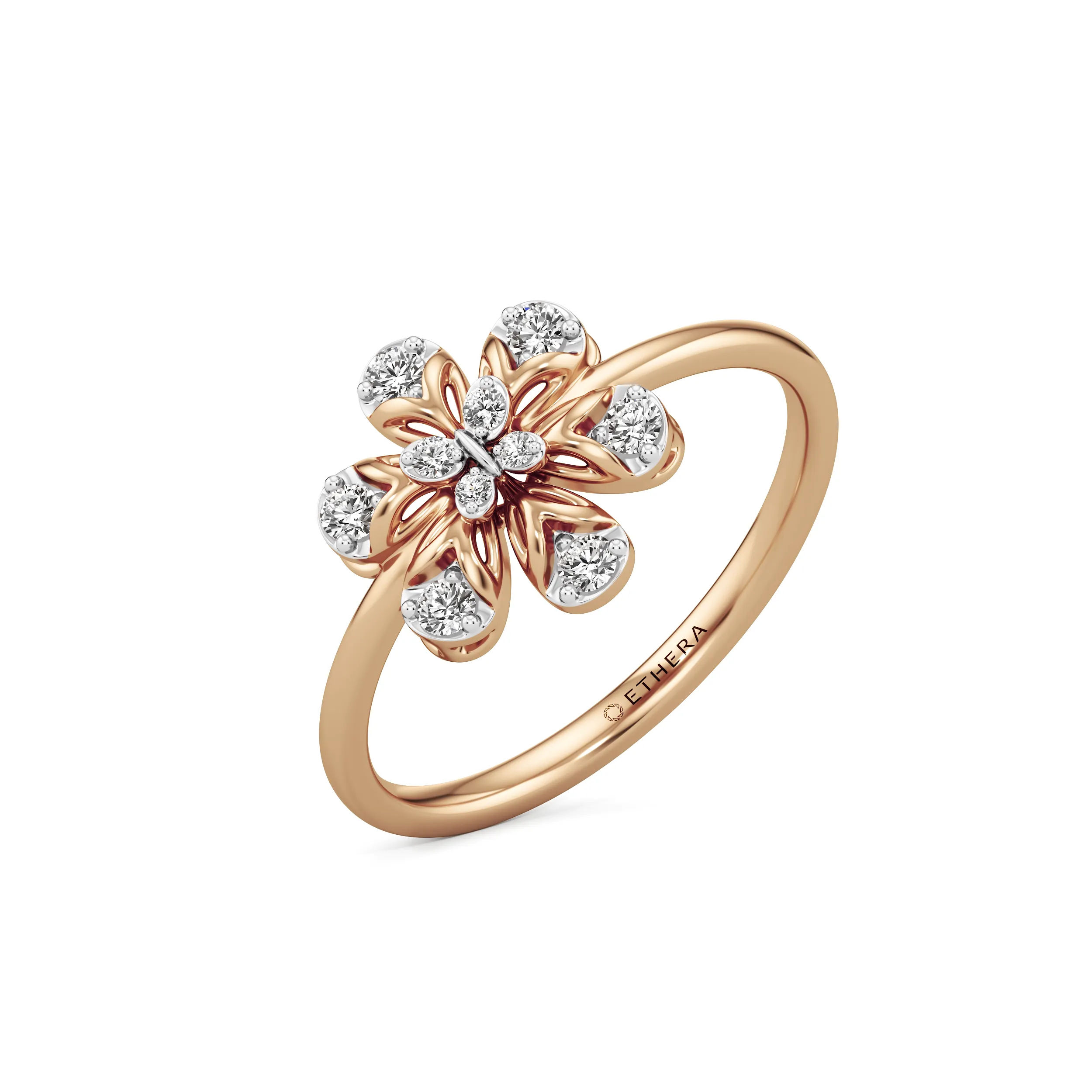 Petal Glow Diamond Ring 11