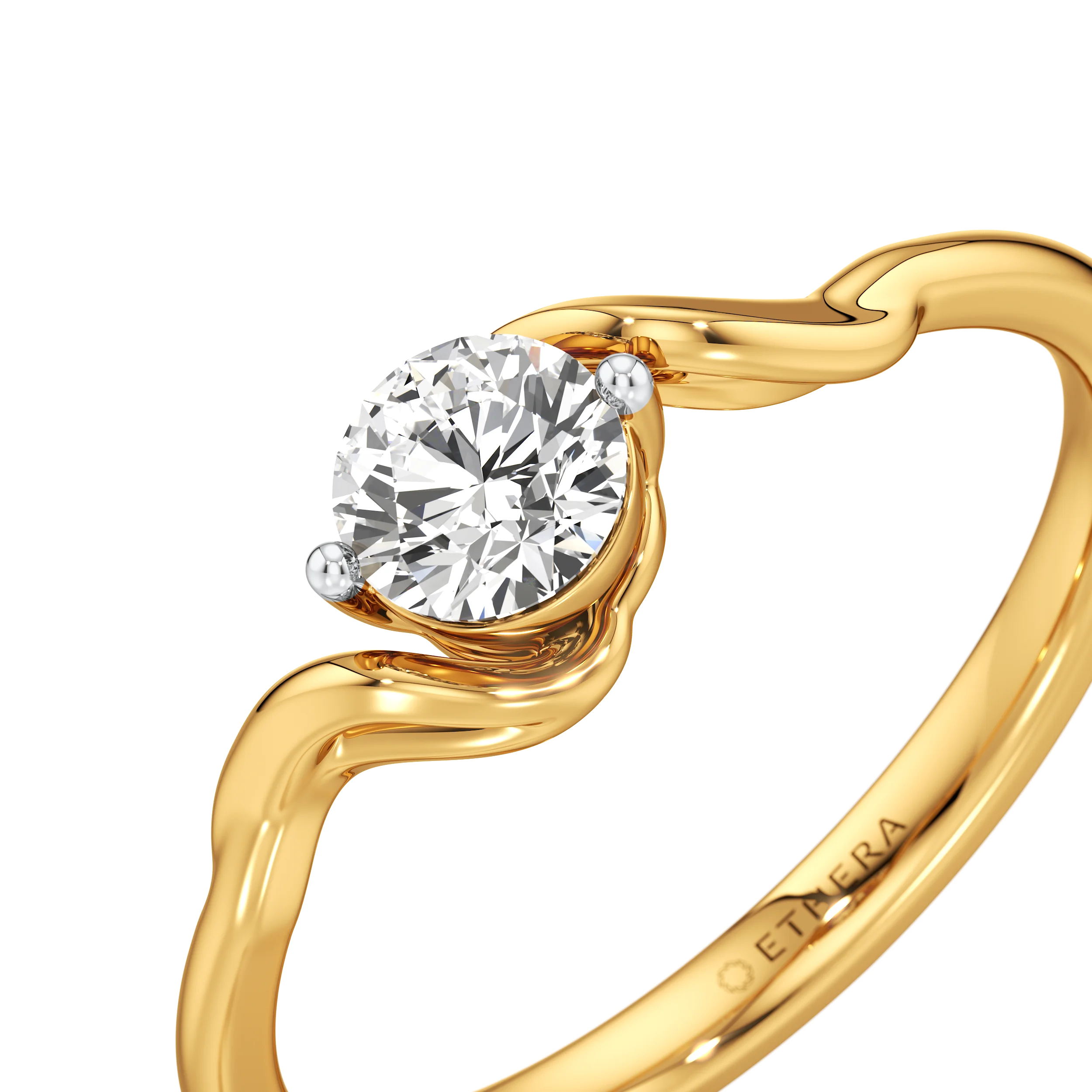 Sway Solitaire Ring 3