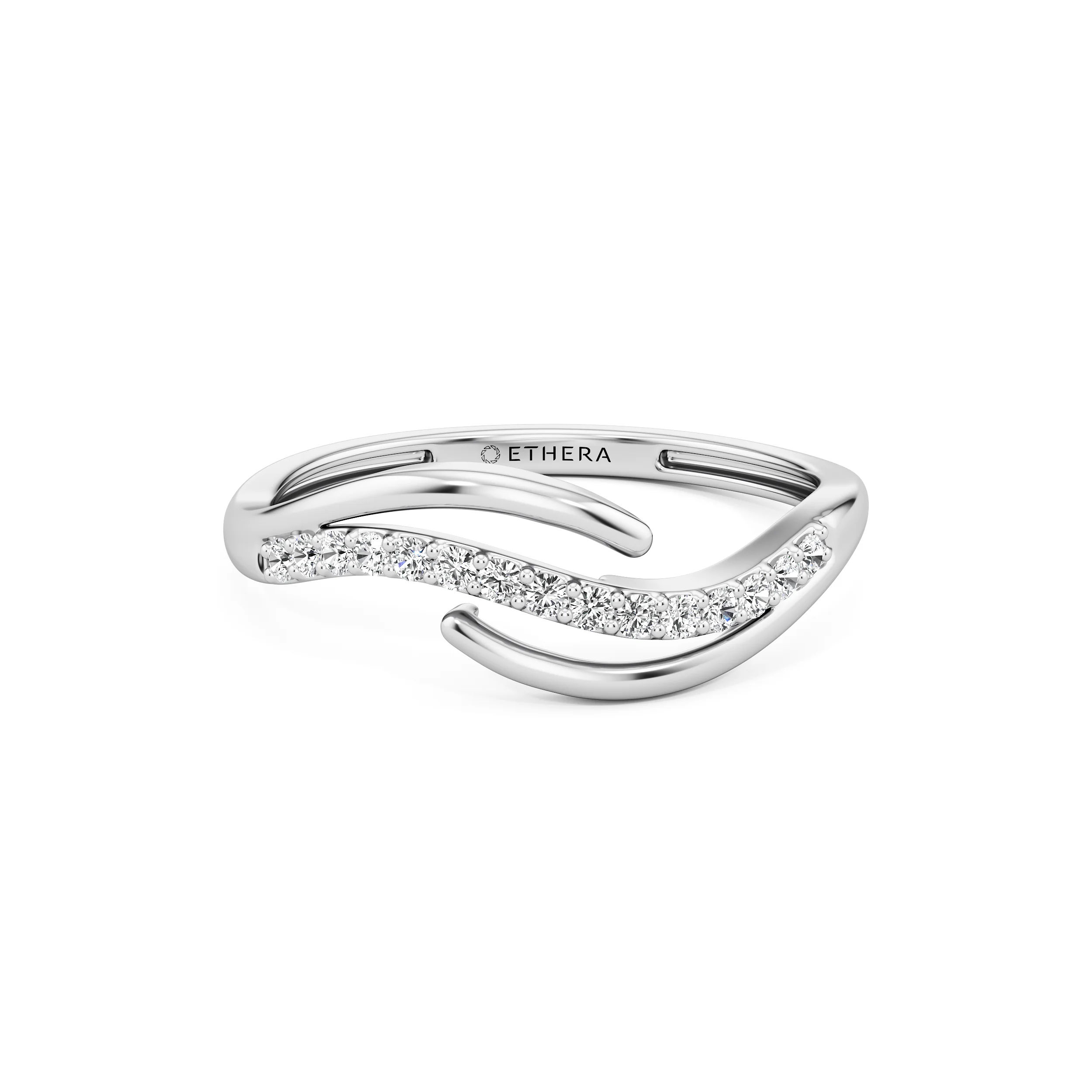 Whisper Wave Diamond Ring 9