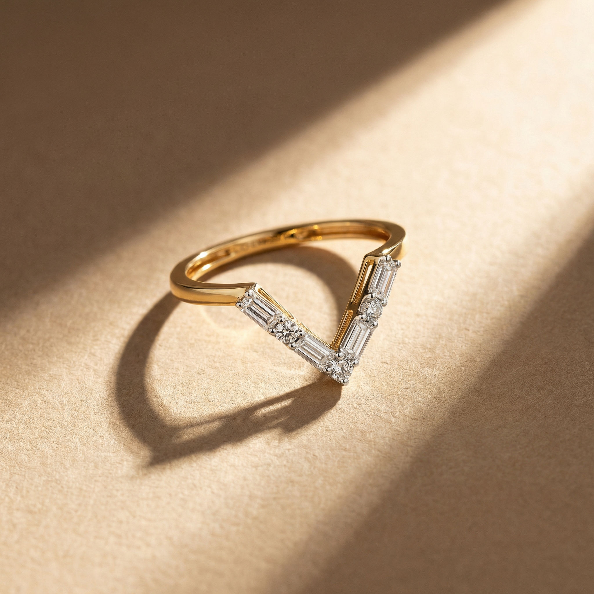 EdgeLine Baguette Ring 2