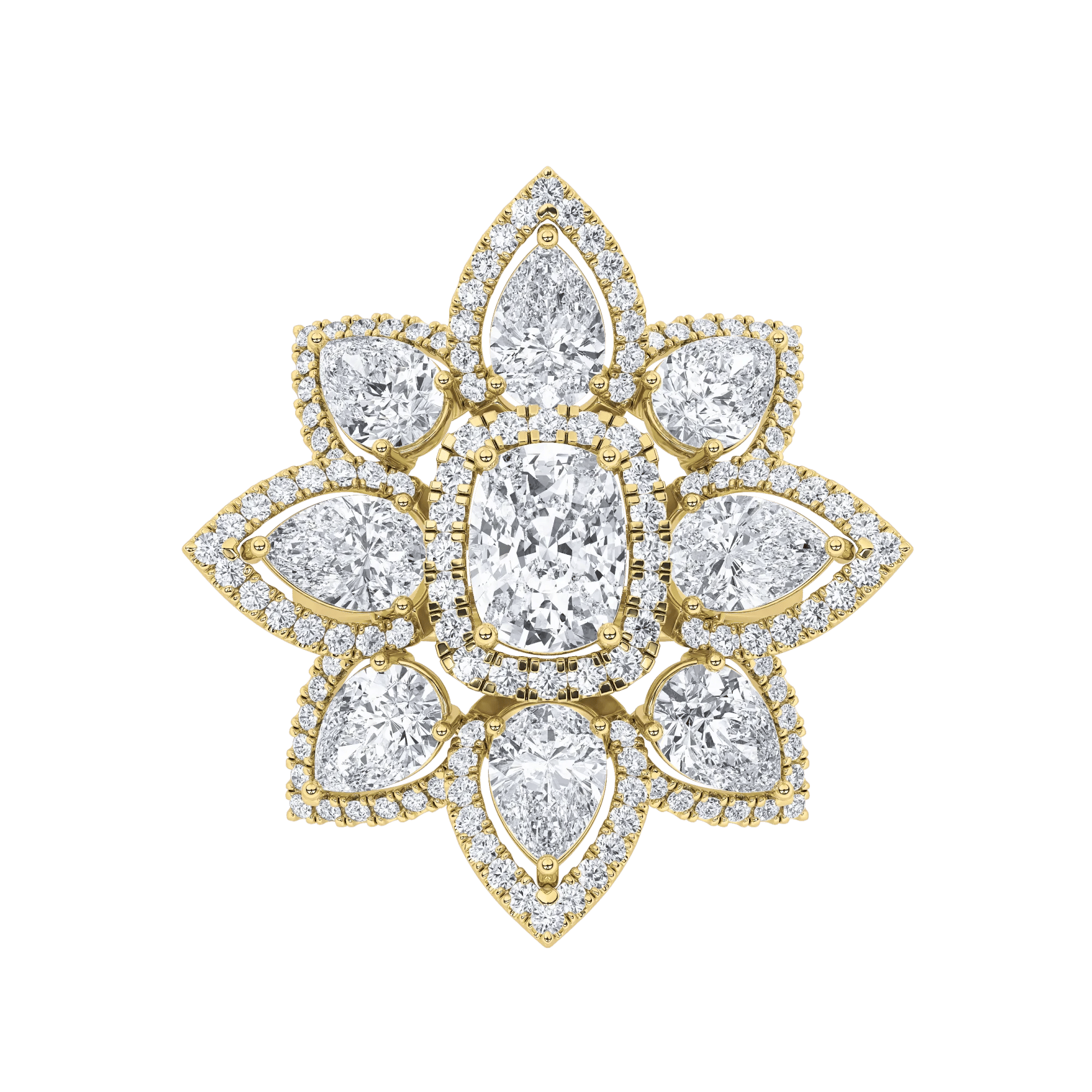 Vintage Garden Cocktail Ring 3