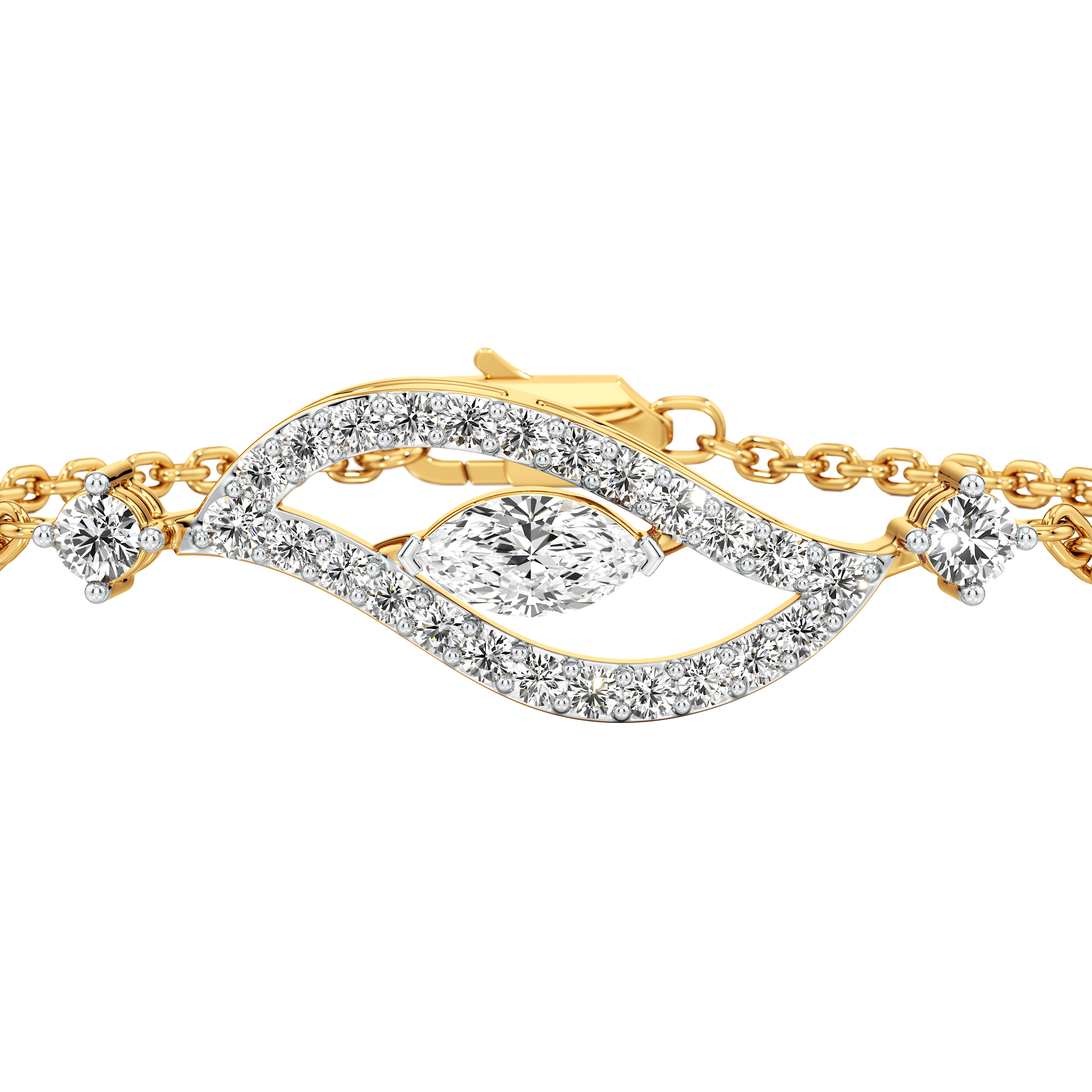 The Sway Diamond Bracelet hover