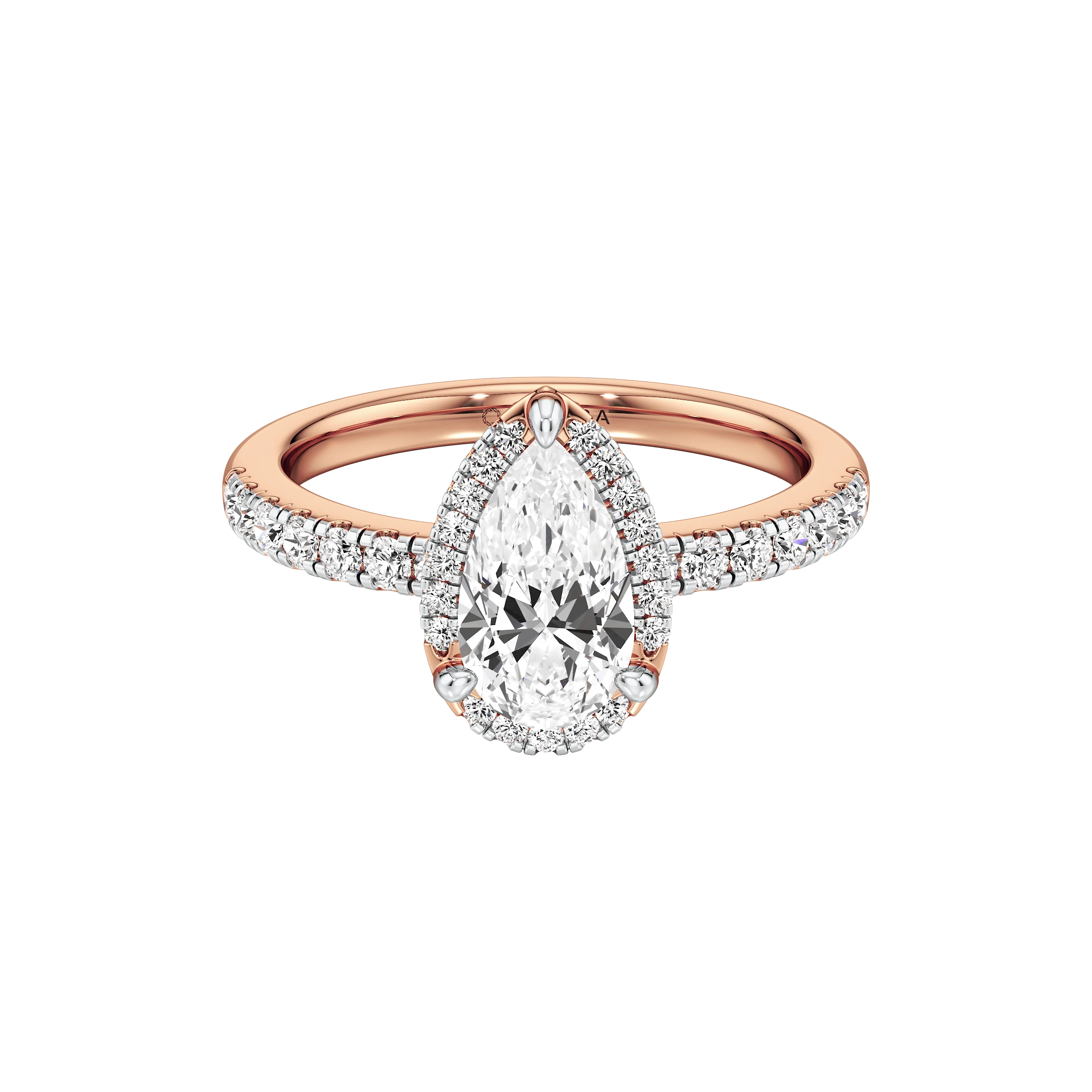 Halo Dewdrop Ring 12