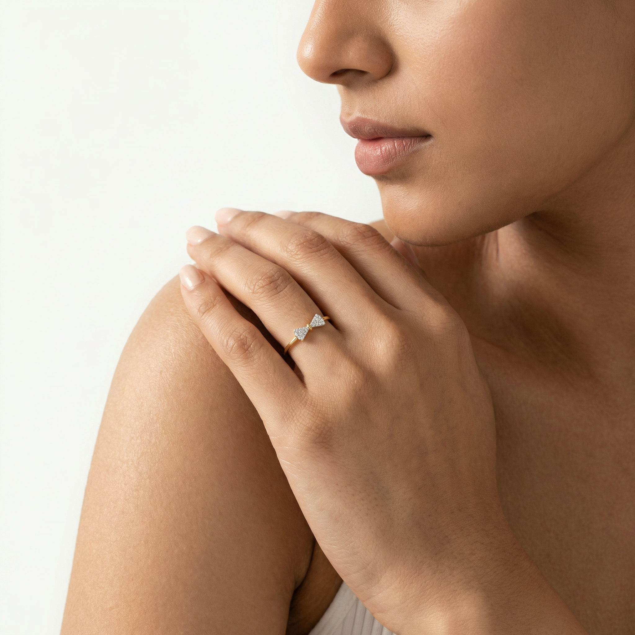 Sparkle Bow Ring hover