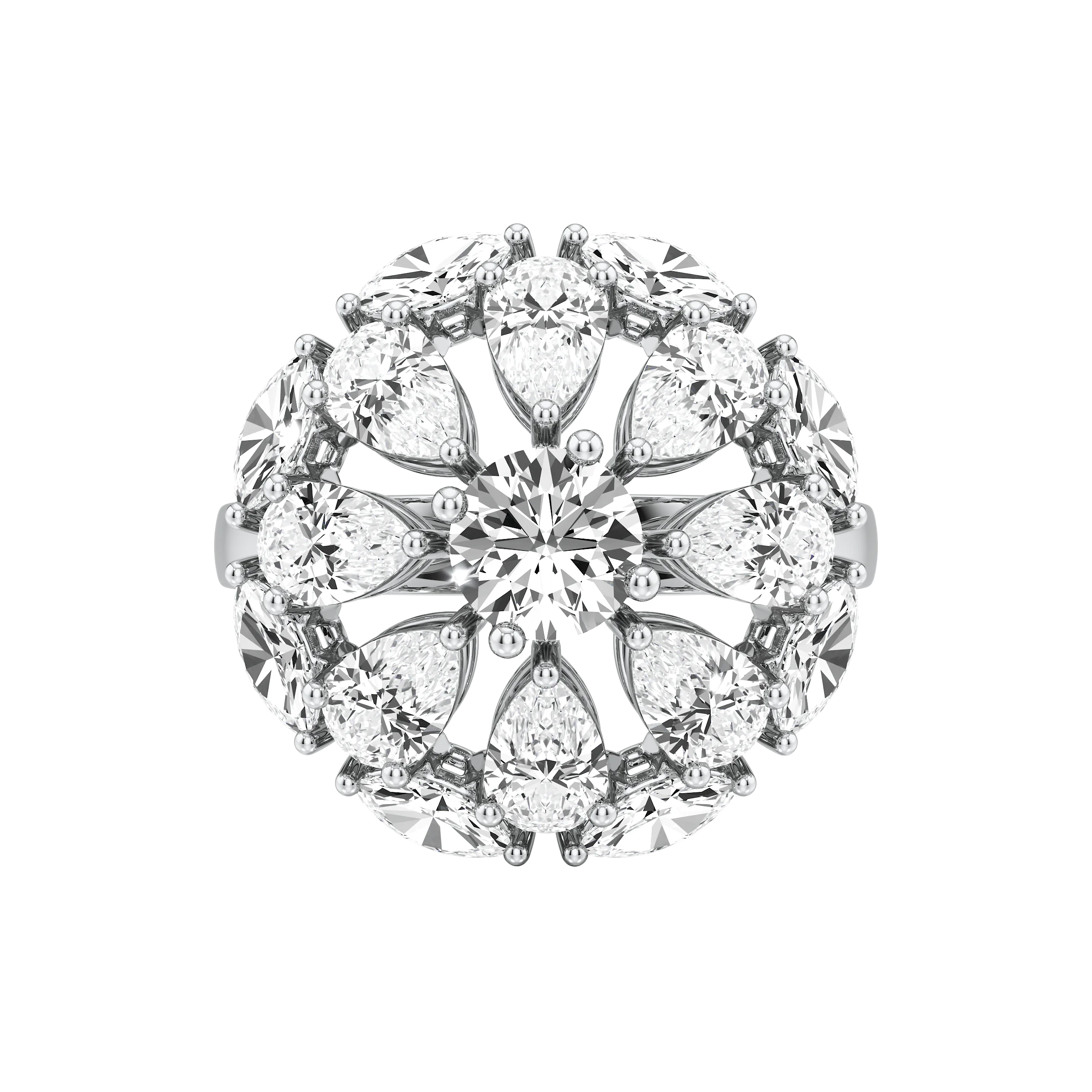 Marquise Bloom Cocktail Ring 7