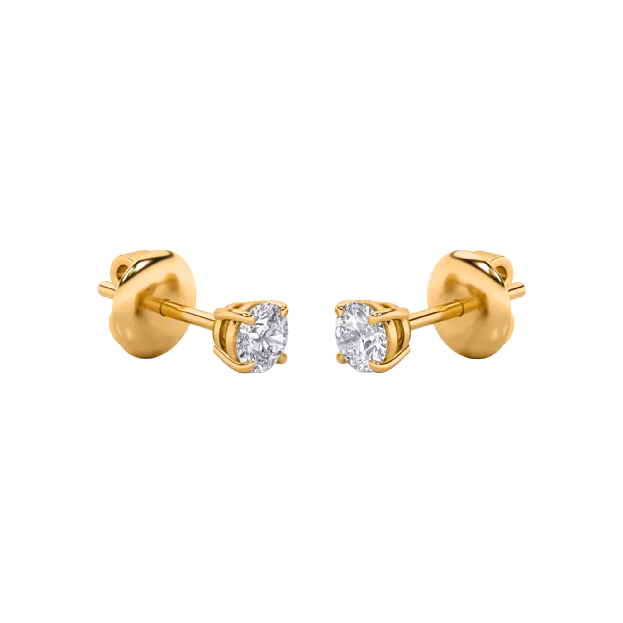 Dainty Orb Stud Earrings 2 Carat 0