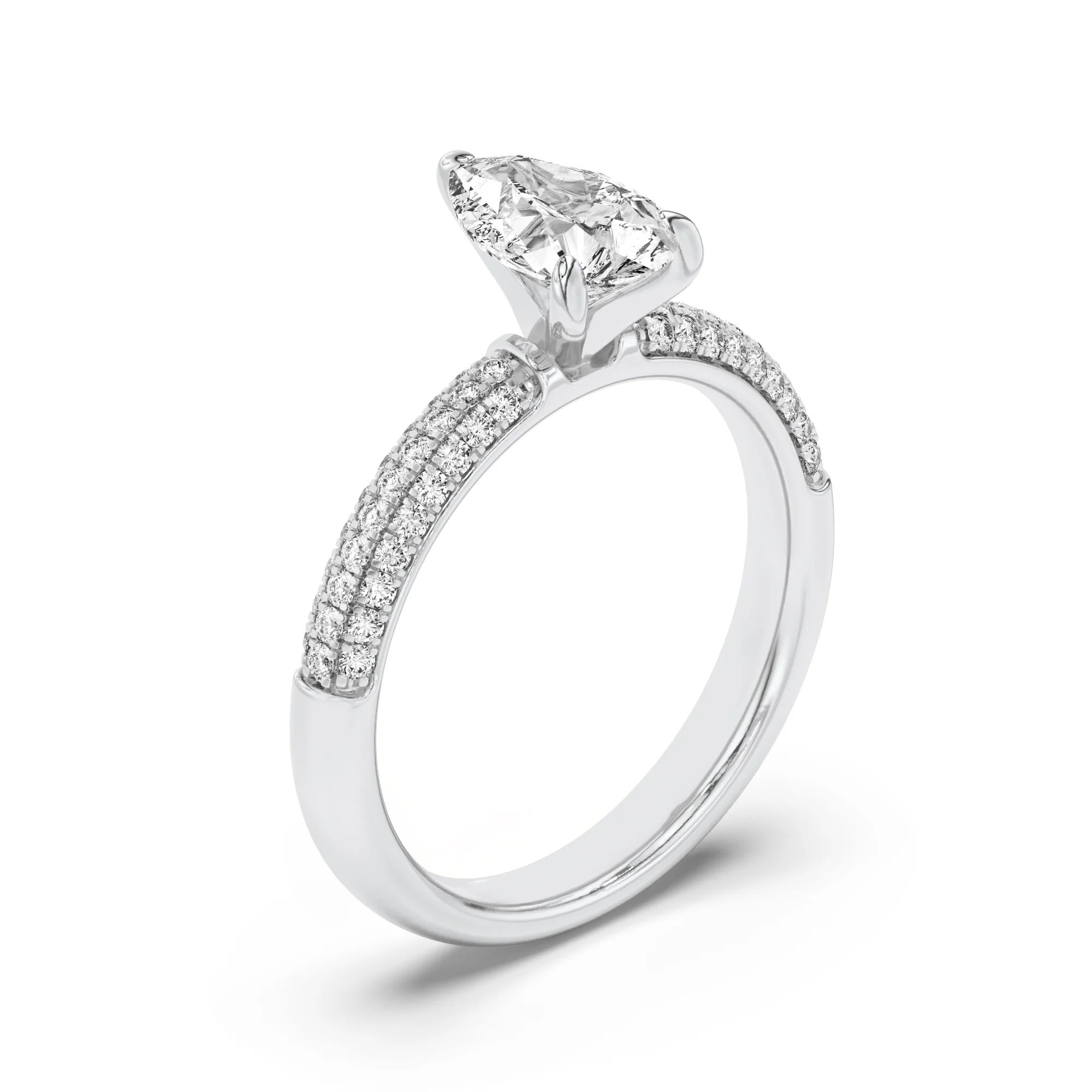 Radiant Round Pavé Ring 5