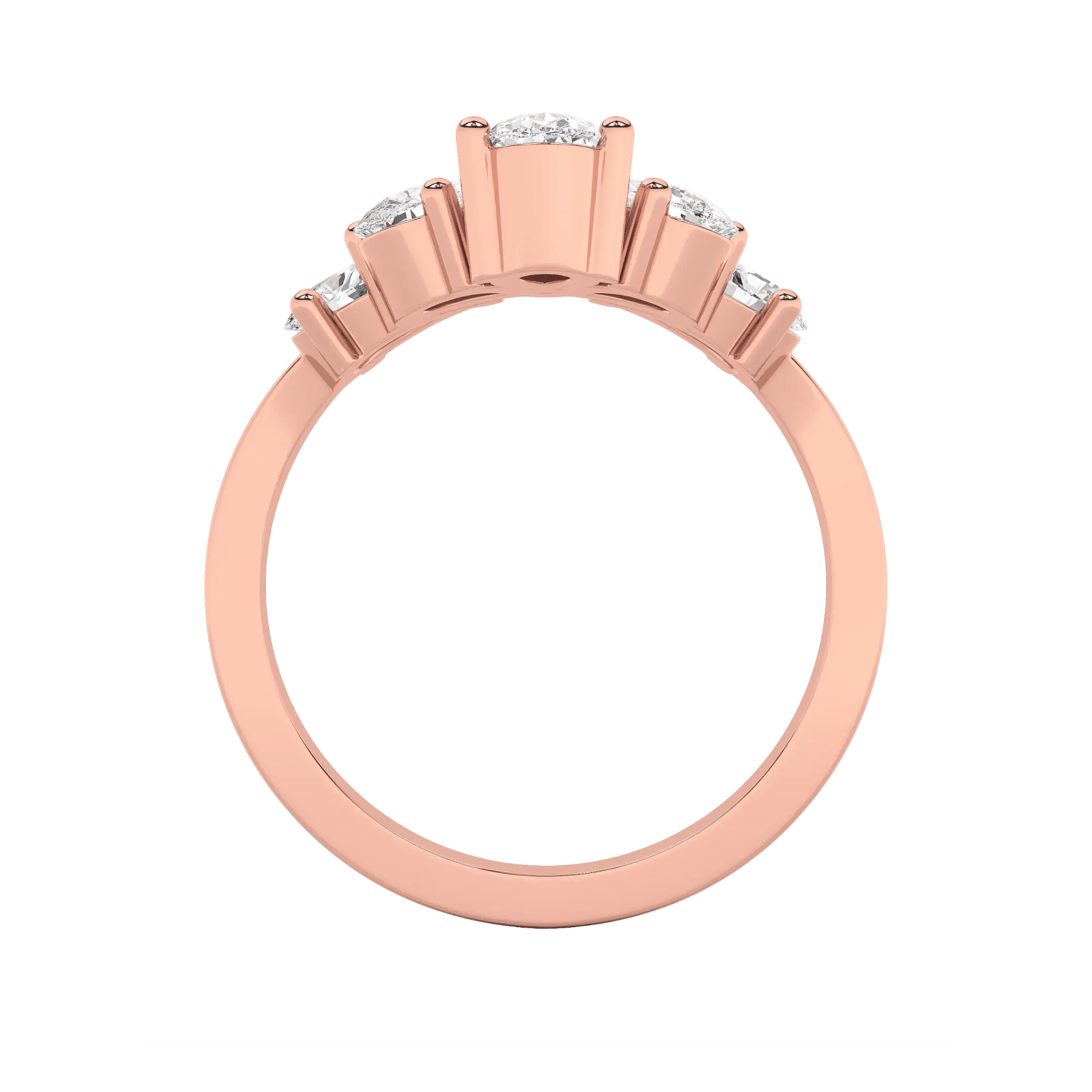 V-Five Sparkle 5 Stone Ring 13