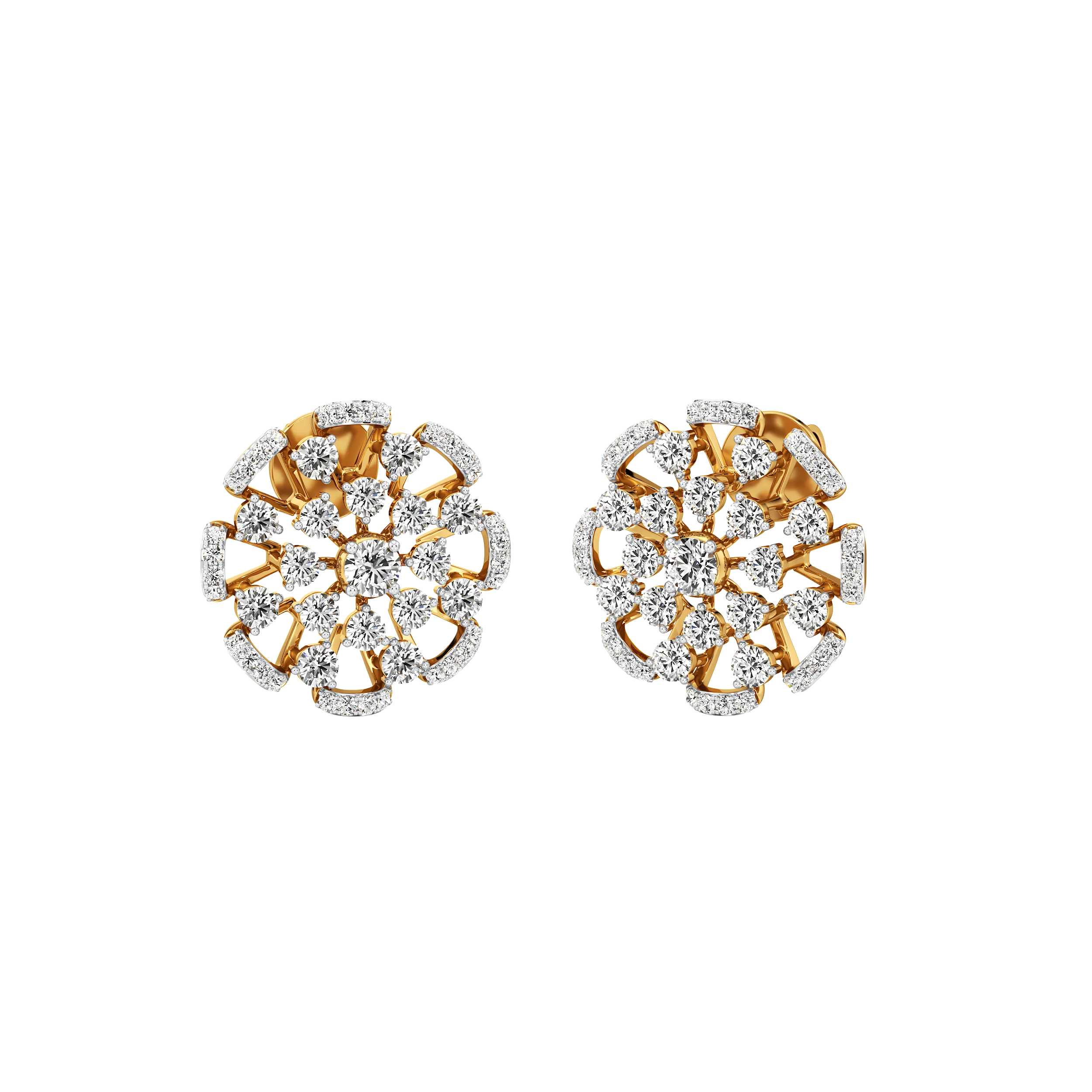 Celestial Diamond Stud Earrings 0