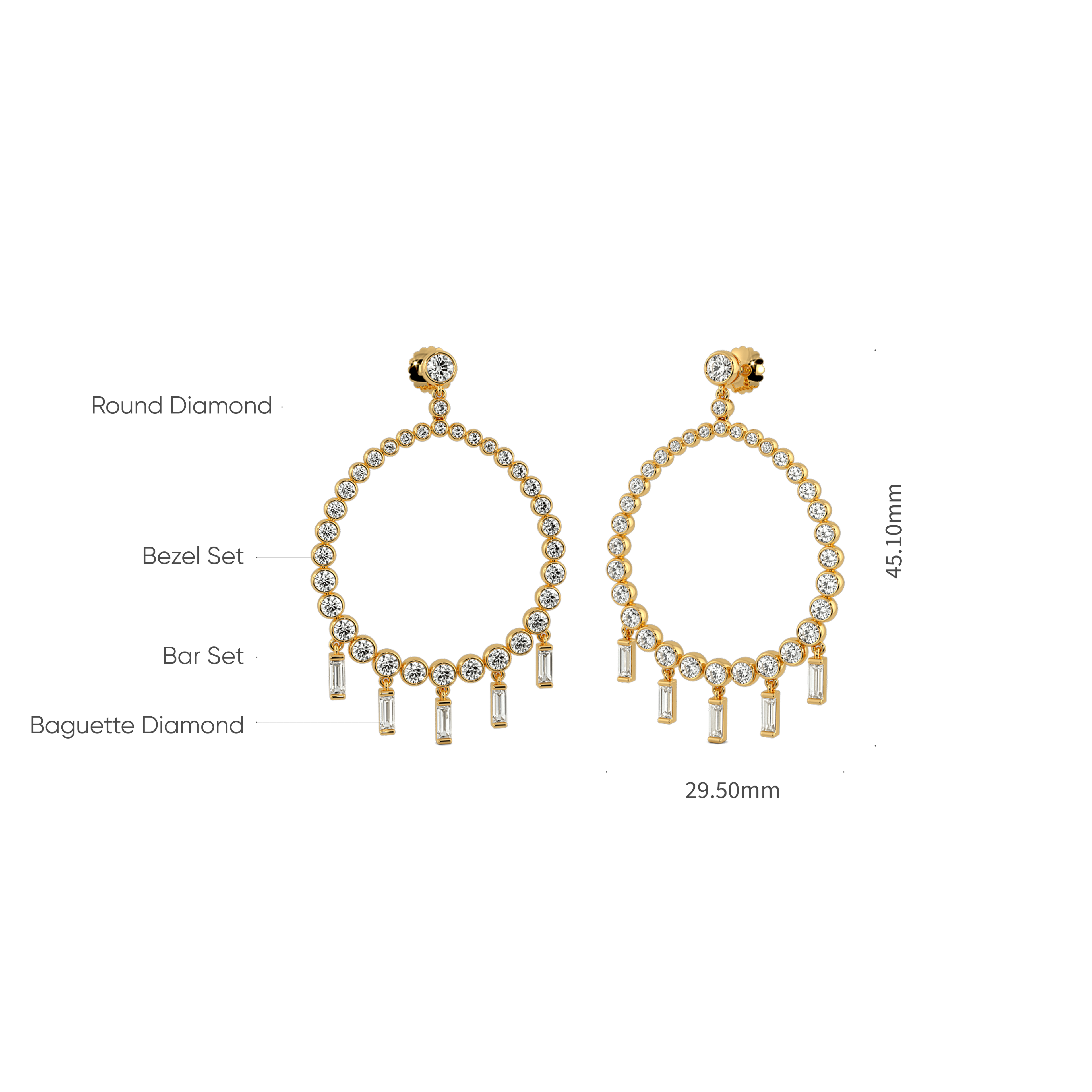 Disco Fringe Earrings 4