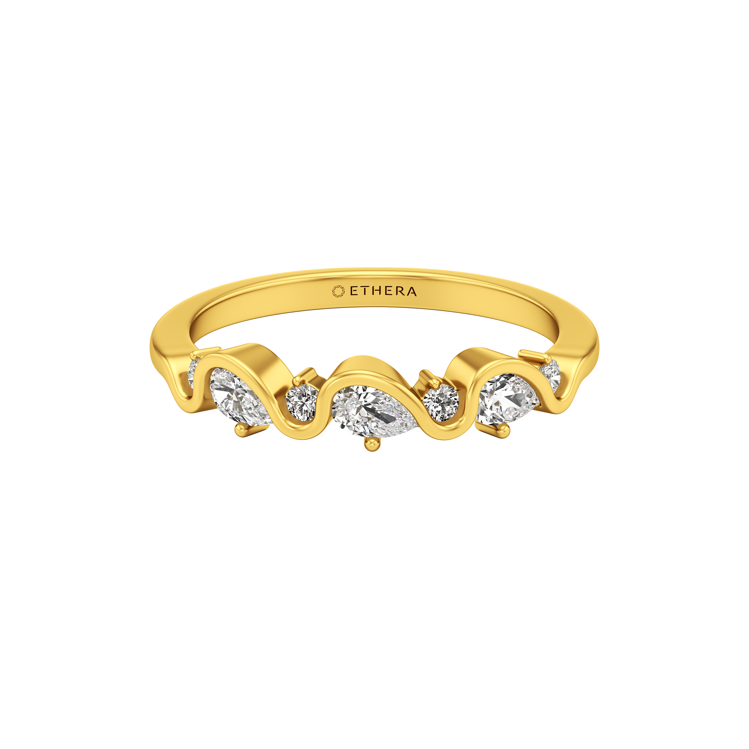 Scallopwave Stack Ring 1