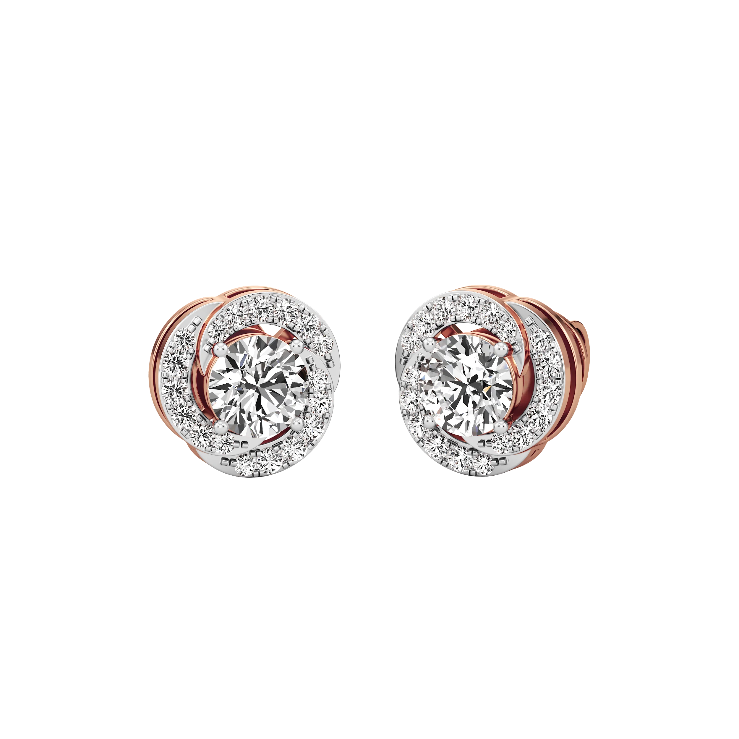 Orbit Glow Diamond Studs 2