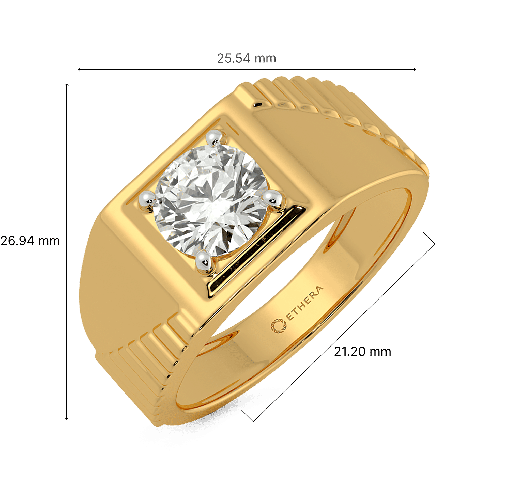 Solo Brilliance Men's Ring 4