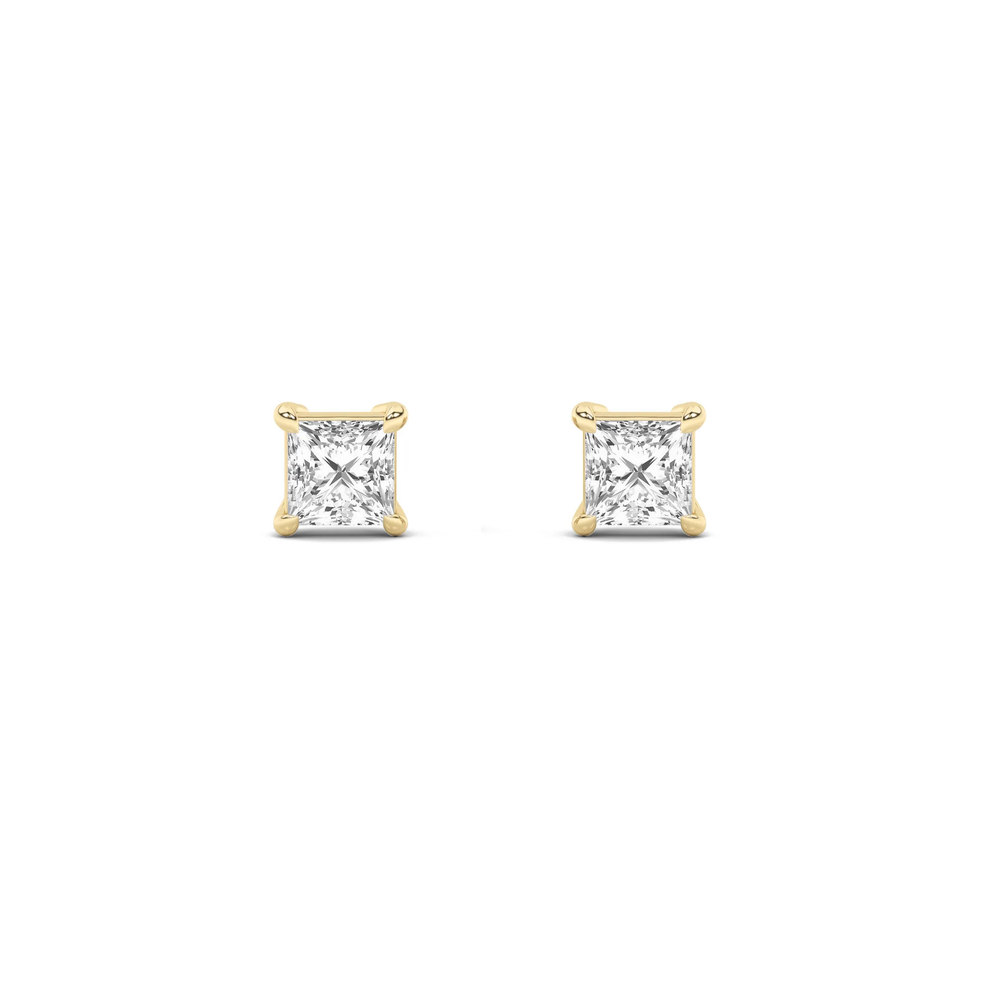 Pristine Princess Stud Earrings 2 Carat 1