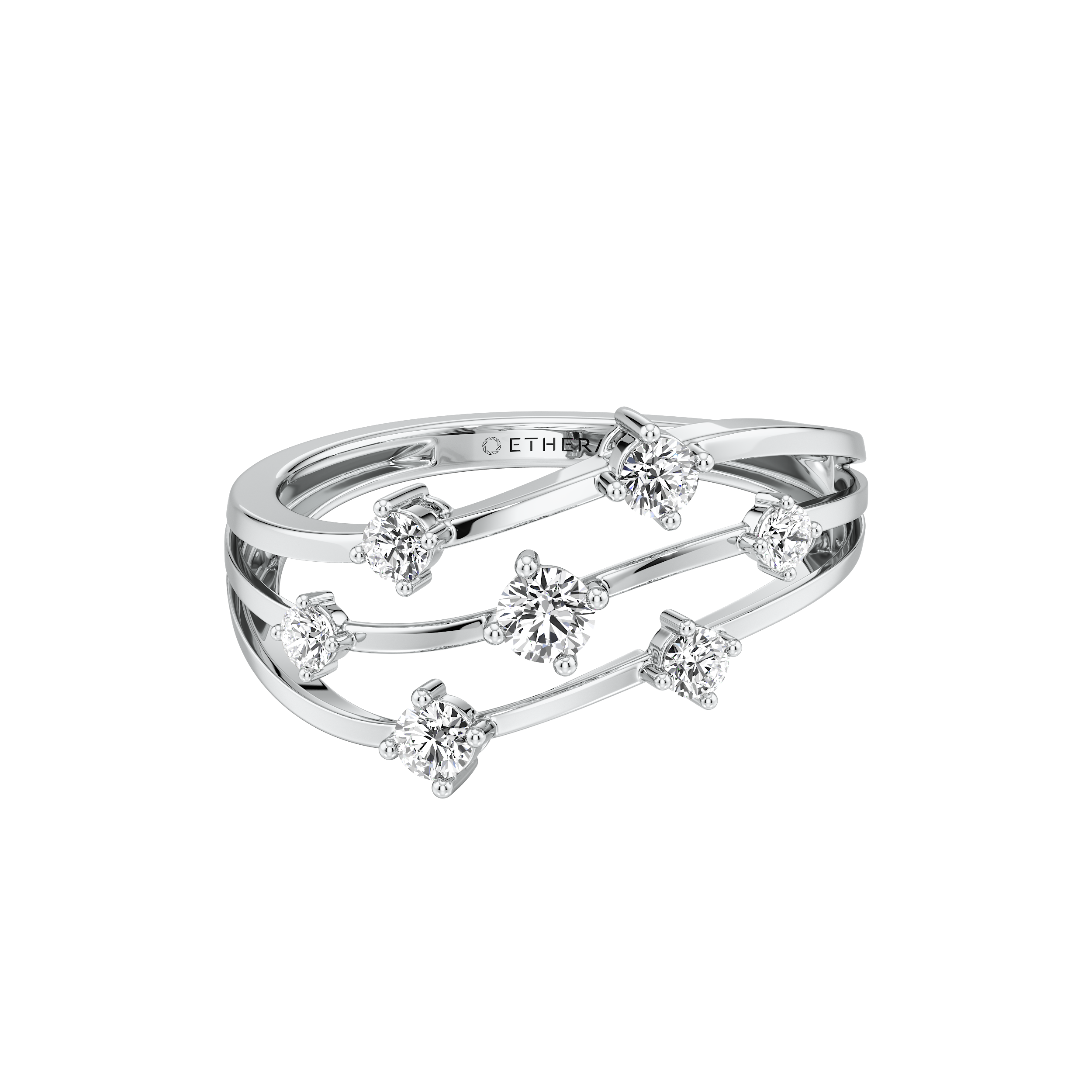 Orbit Cascade Ring 9