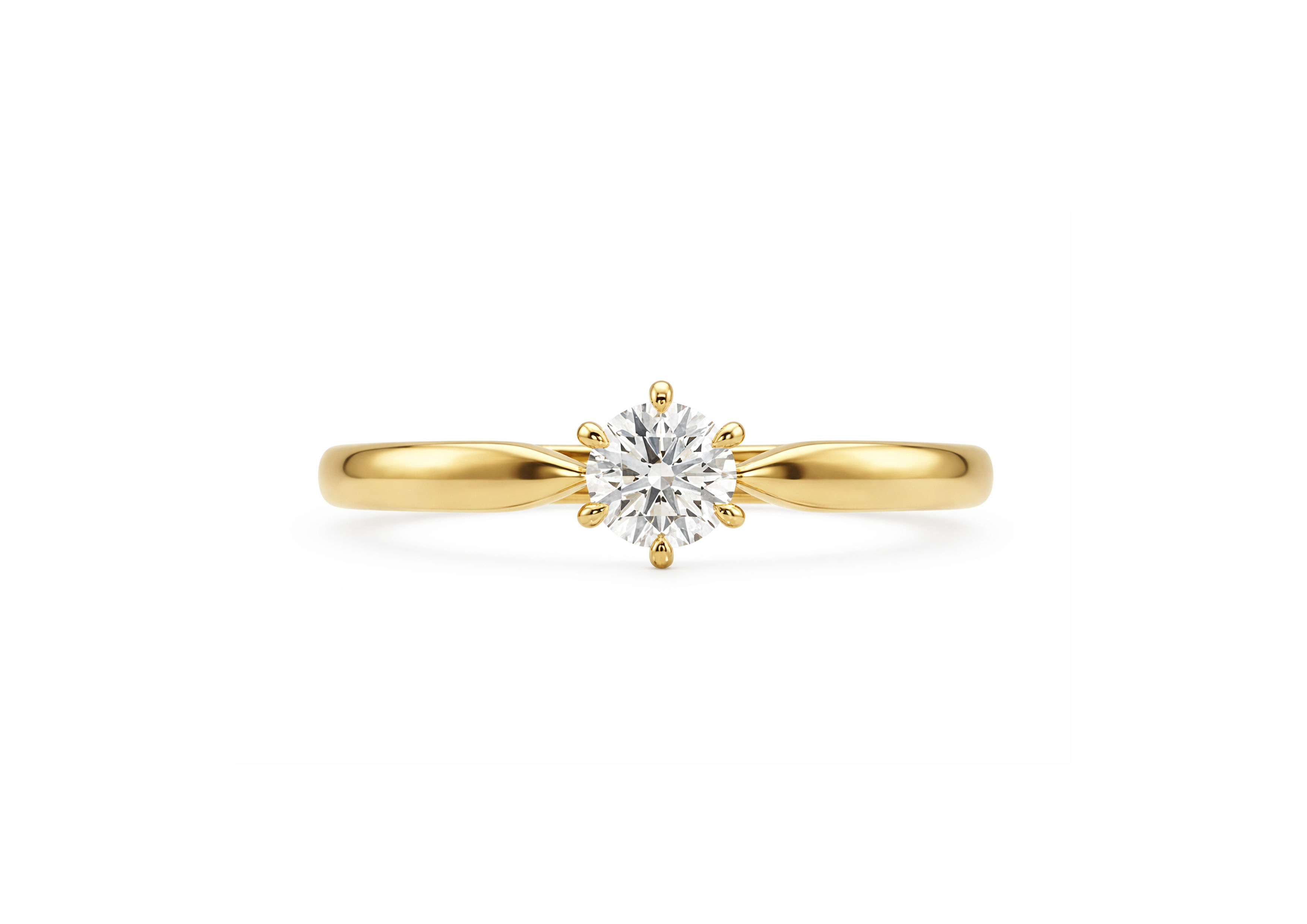 Bloompoint Solitaire Ring
