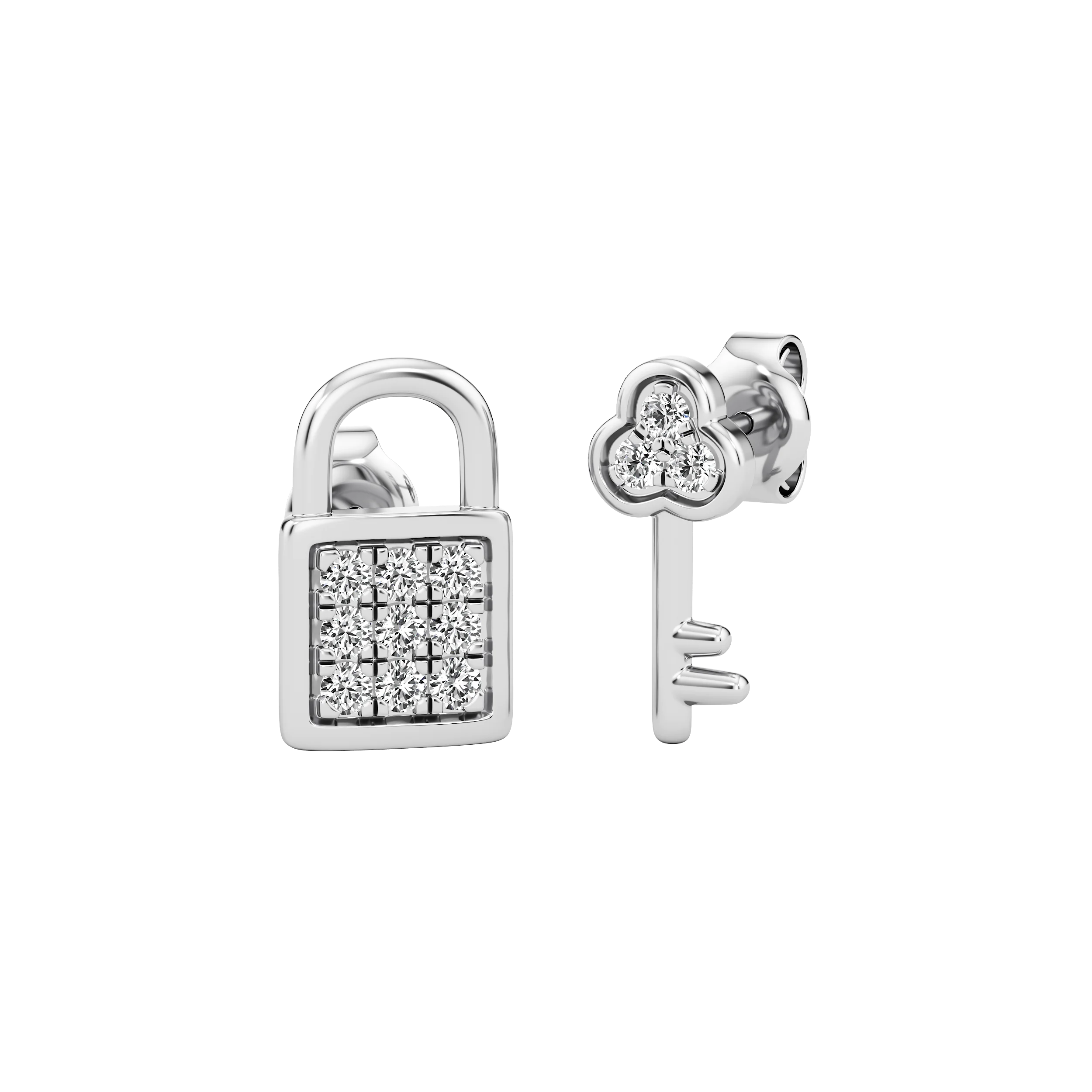 Lock & Key Studs 3