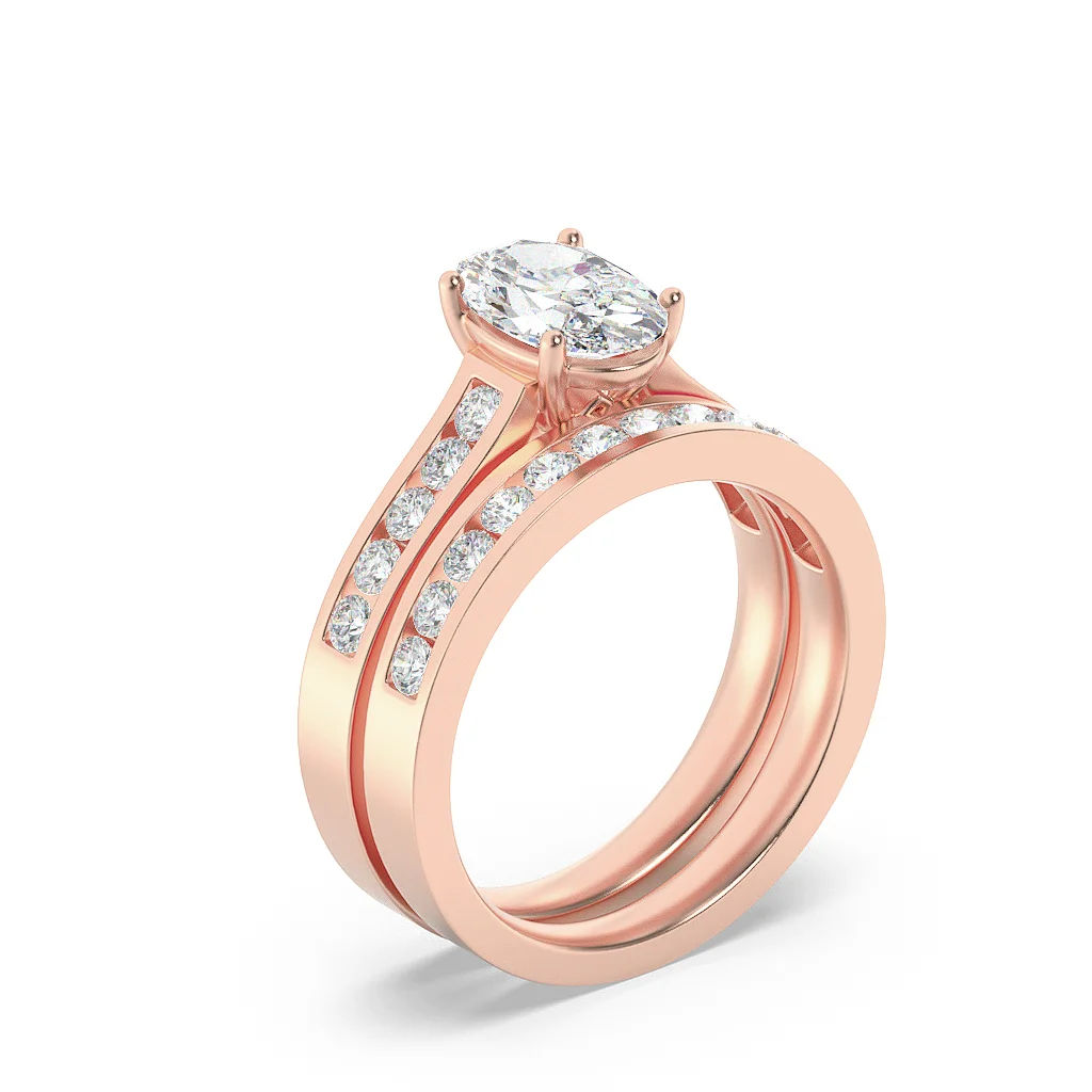 Celestial Union Bridal Ring Set 9