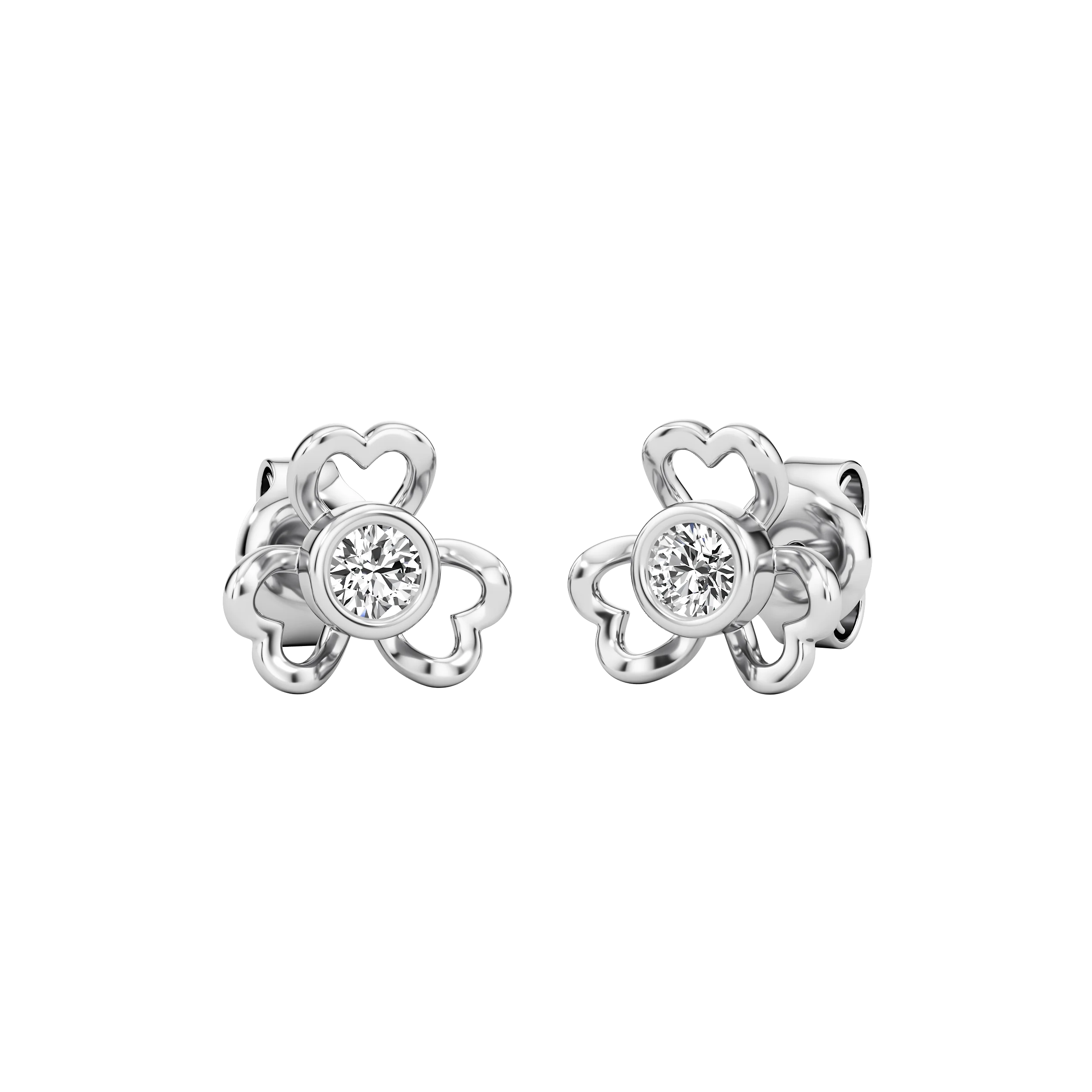 Cherie Bloom Diamond Studs 6
