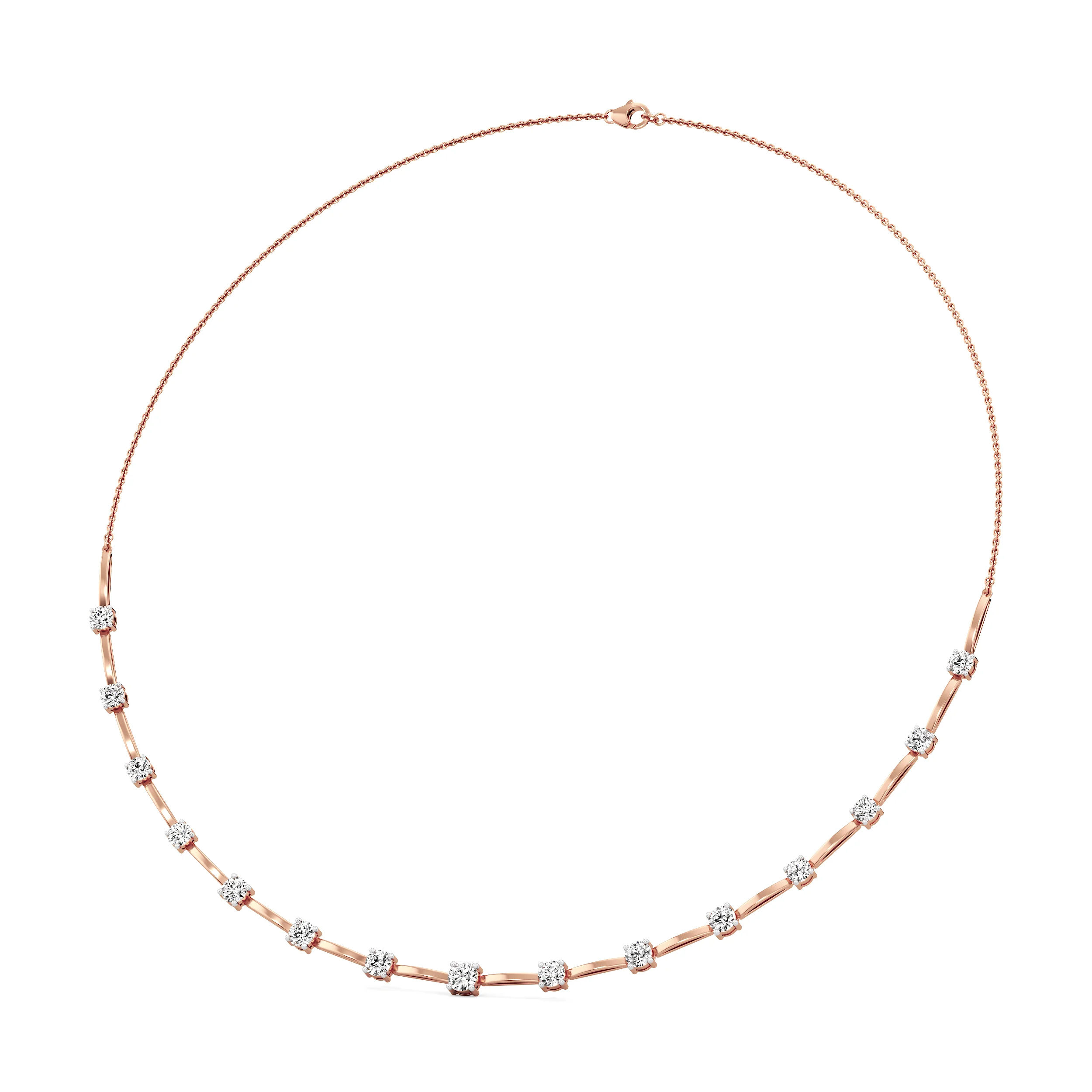 Cadence Line Necklace 10