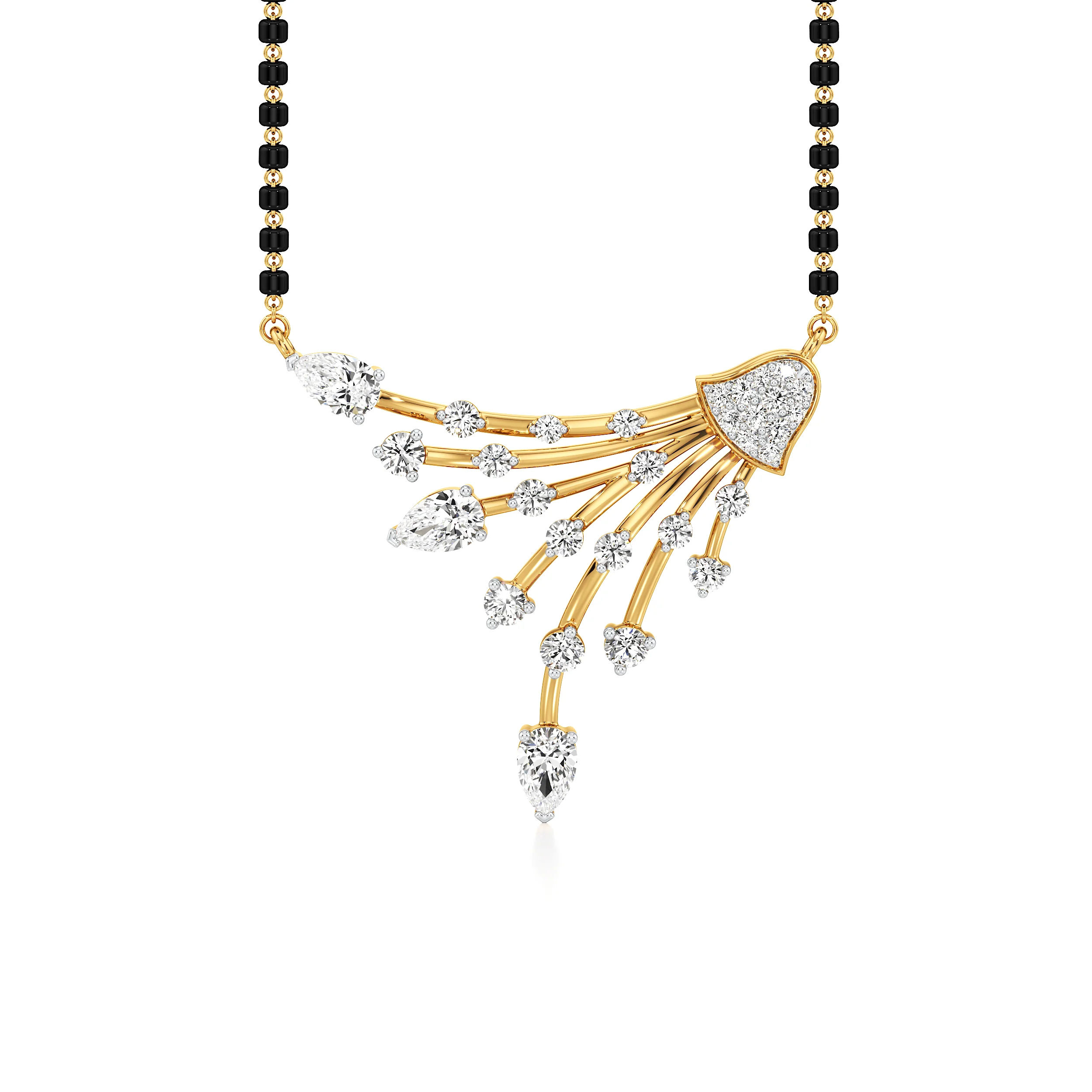 Vivid Lines Mangalsutra 1