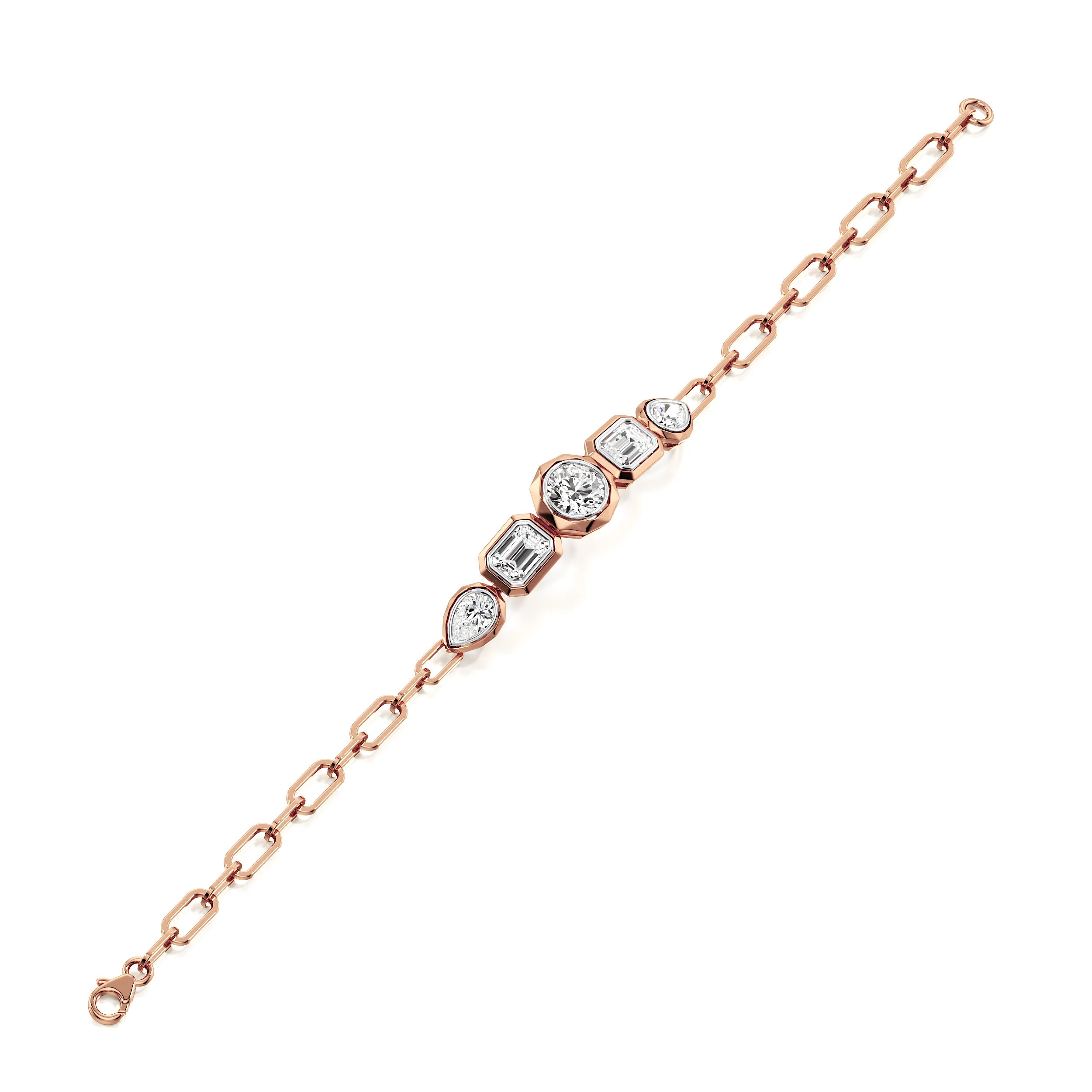 Faceted Opulence Flexible Bracelet 8