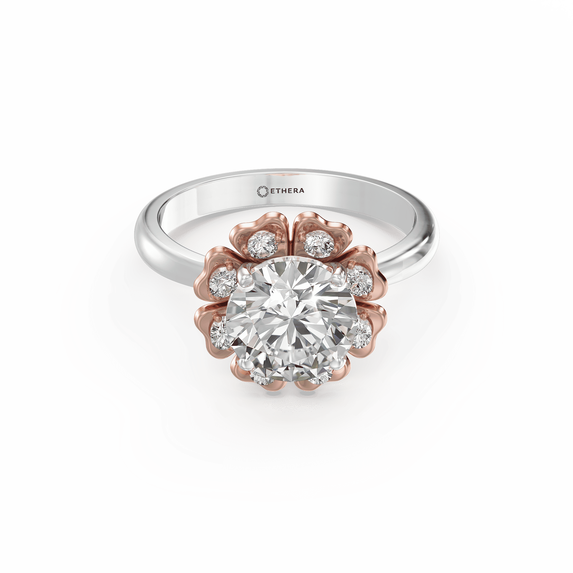 Petal Halo Ring