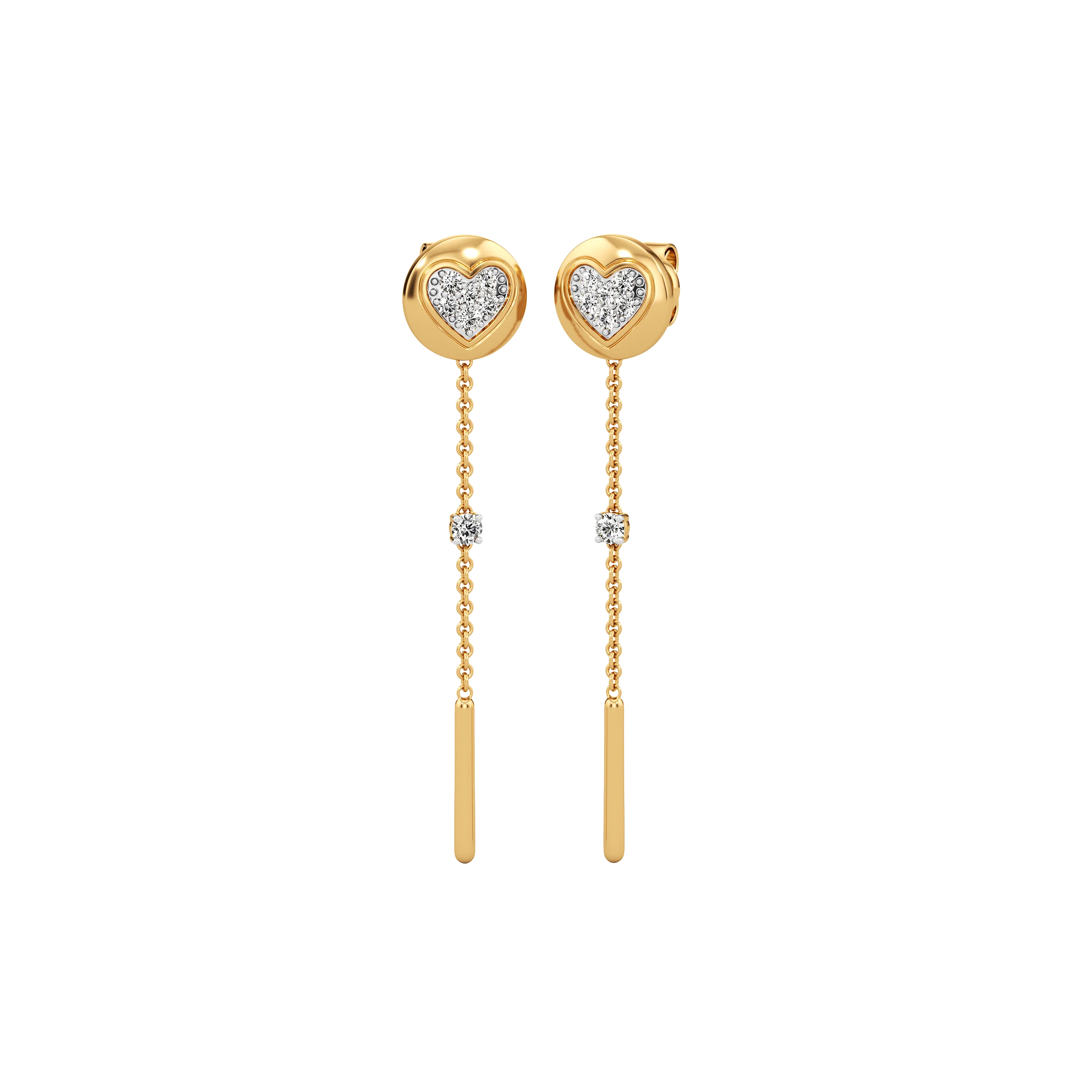 Heartline Drop Earrings 0