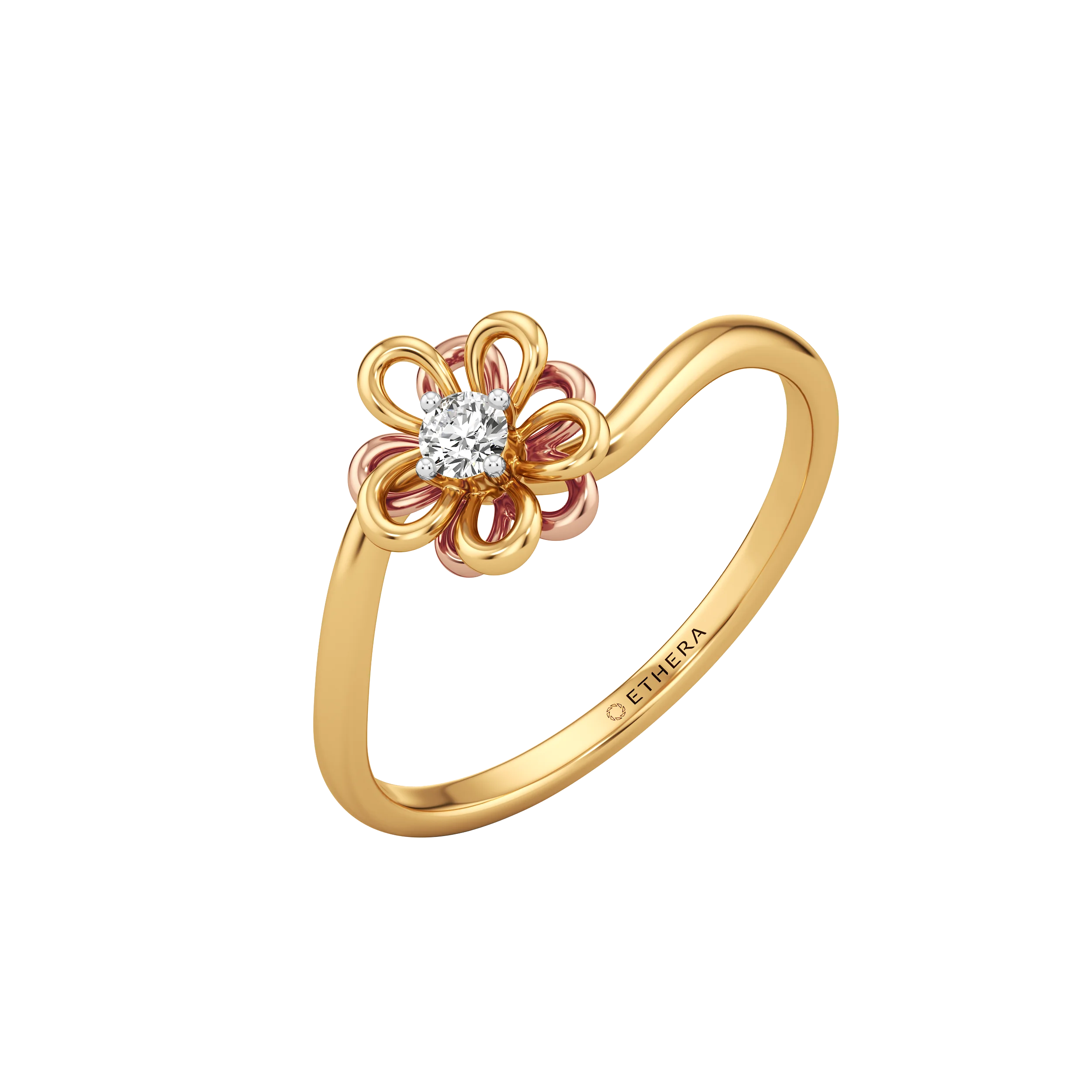 Rosette Loop Ring 0