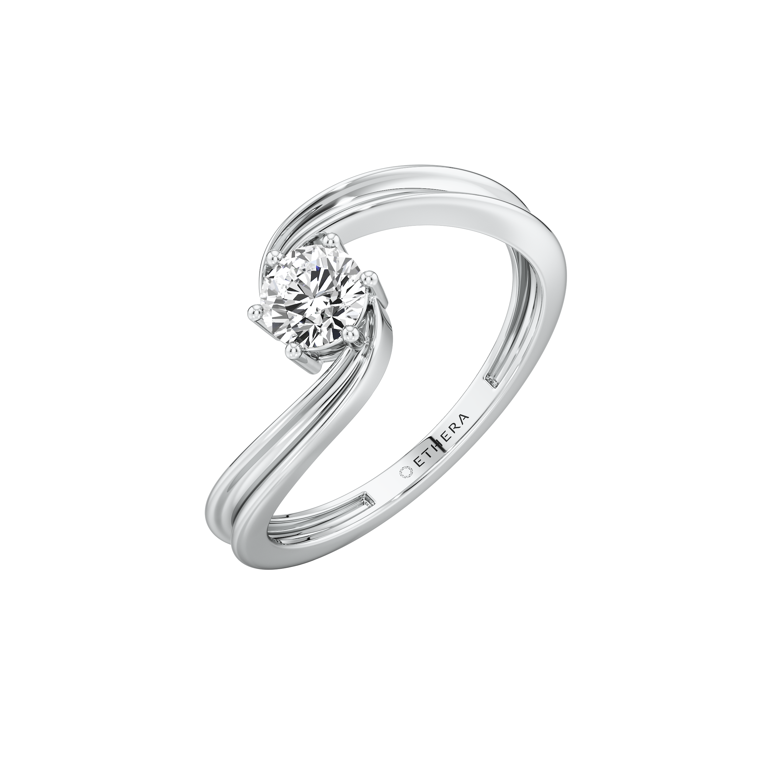 Glide Solitaire Ring 7
