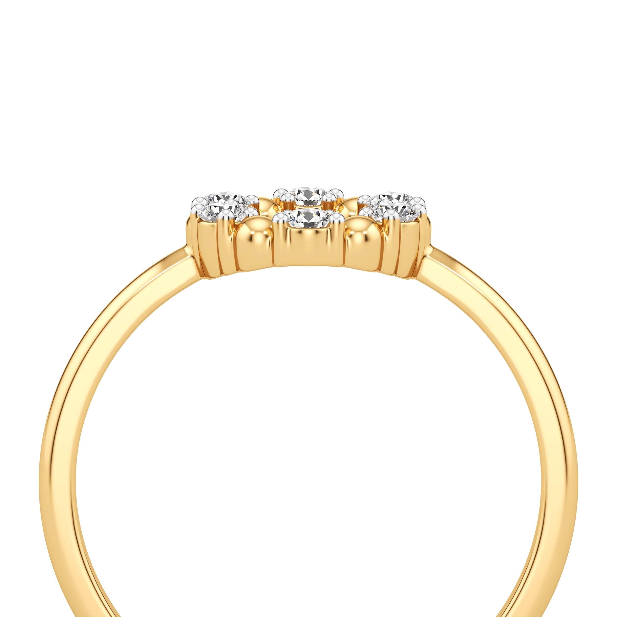 Orbit Petite Diamond Ring 5