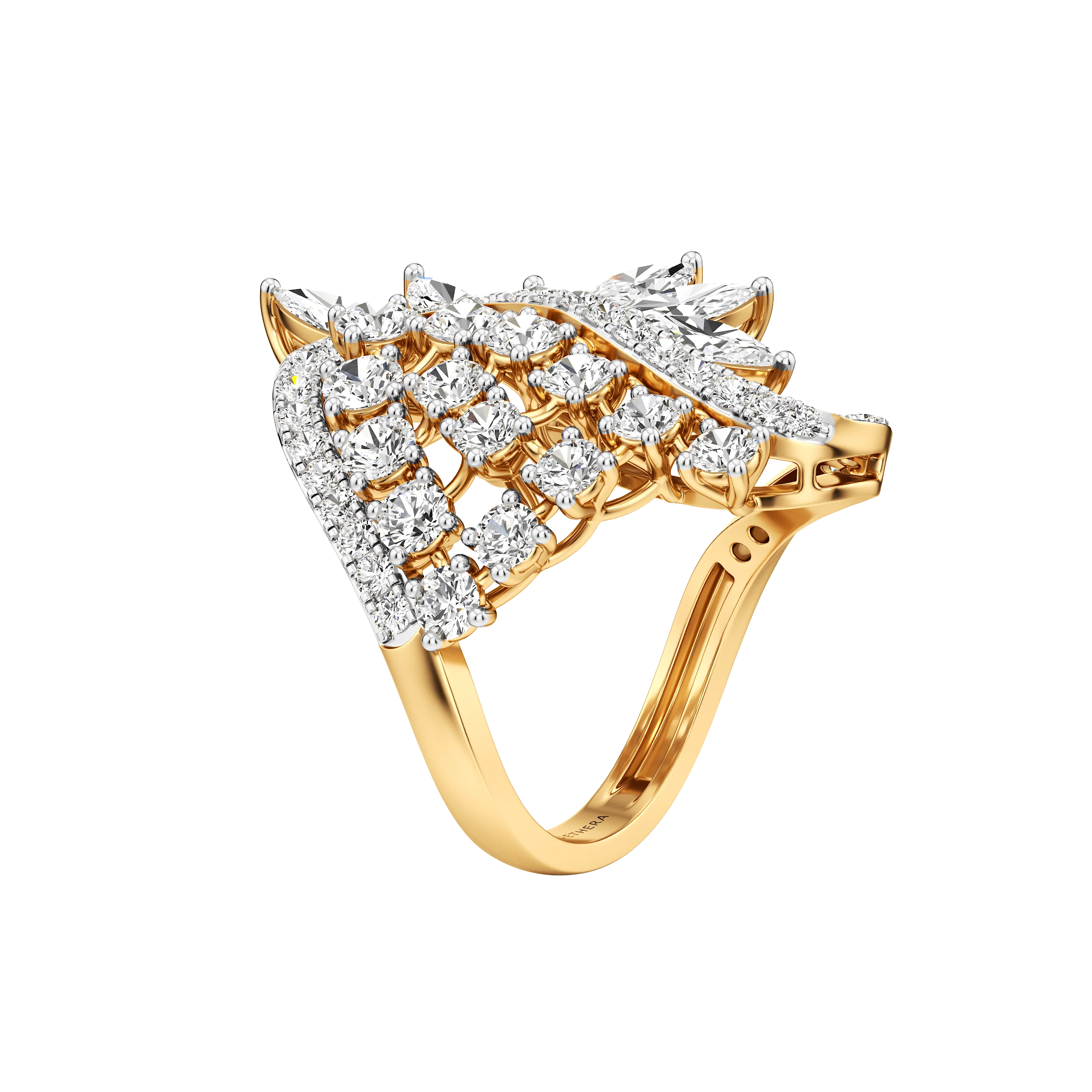 Aurora Wing Diamond Ring 6