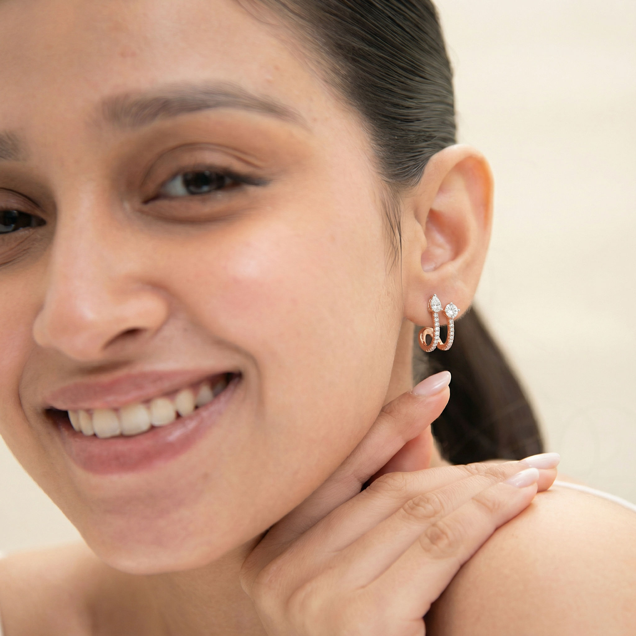 Double Delight Hoop Earrings 1