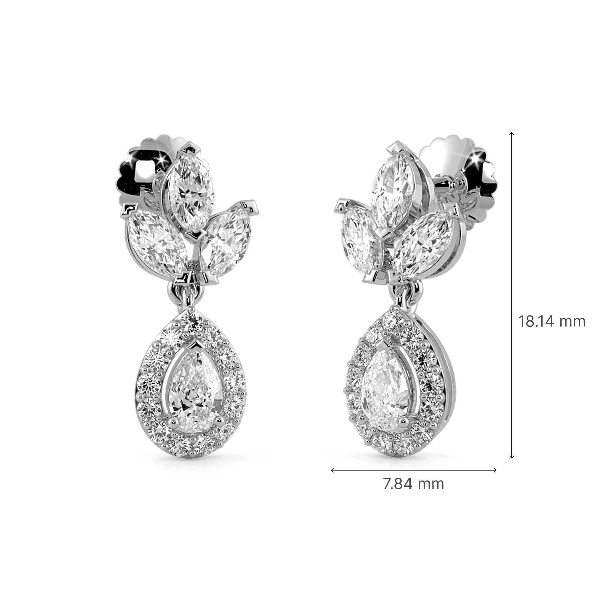 Flame Of Elegance Drop Earrings 1